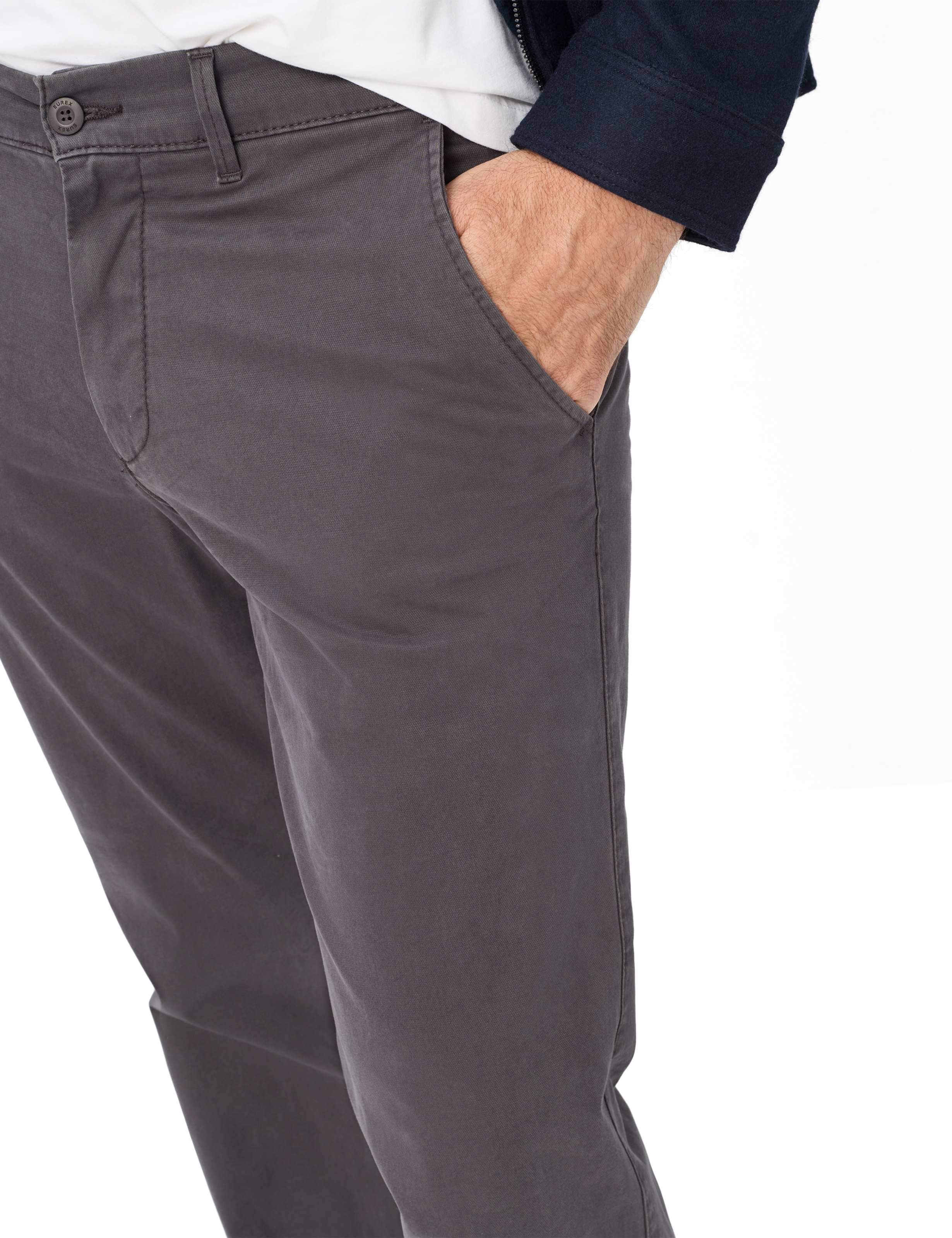 Herren Style THILO Dunkelgrau Regular Fit Detail 1