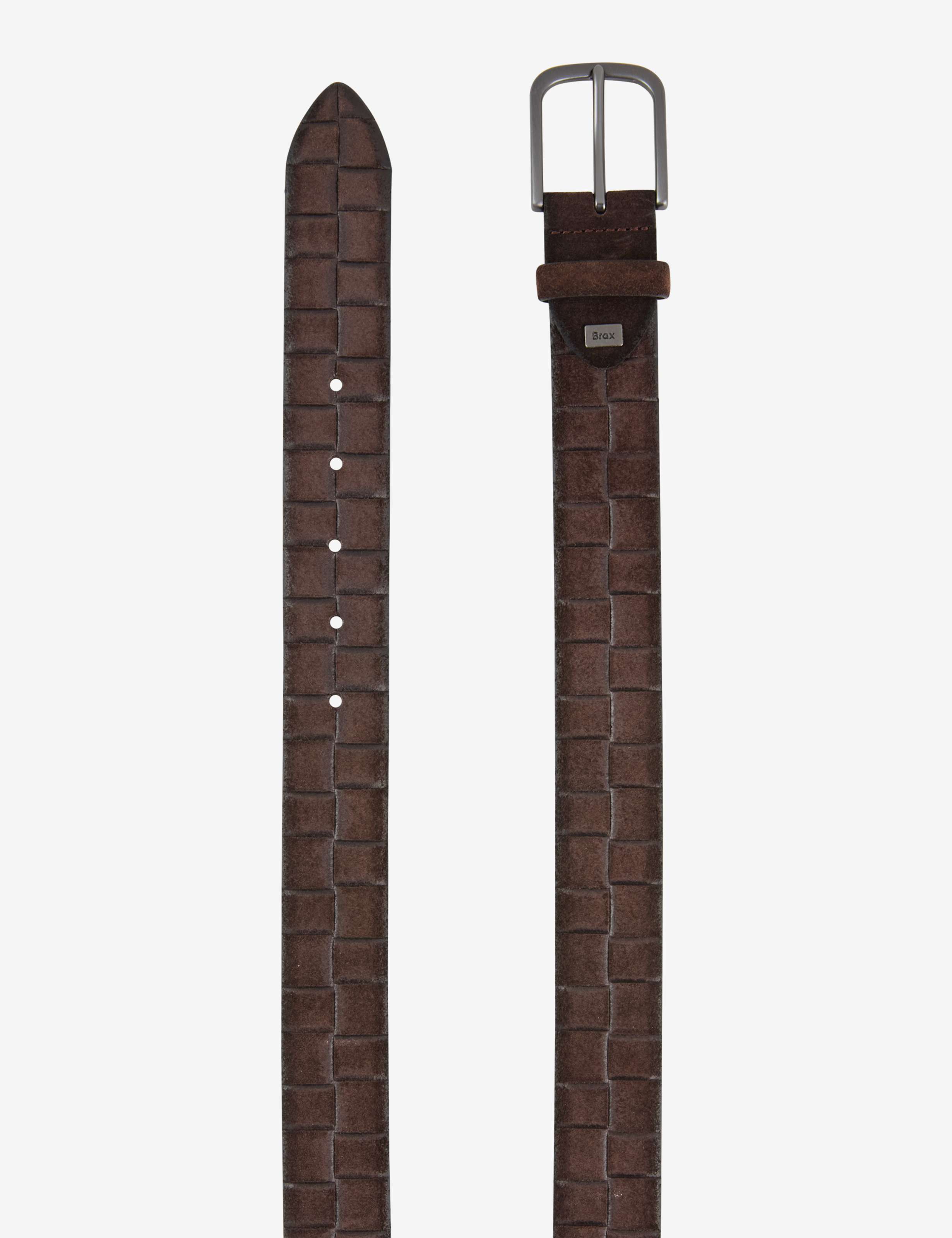 Homme Style CEINTURE POUR HOMME Marron Foncé  Détail 2