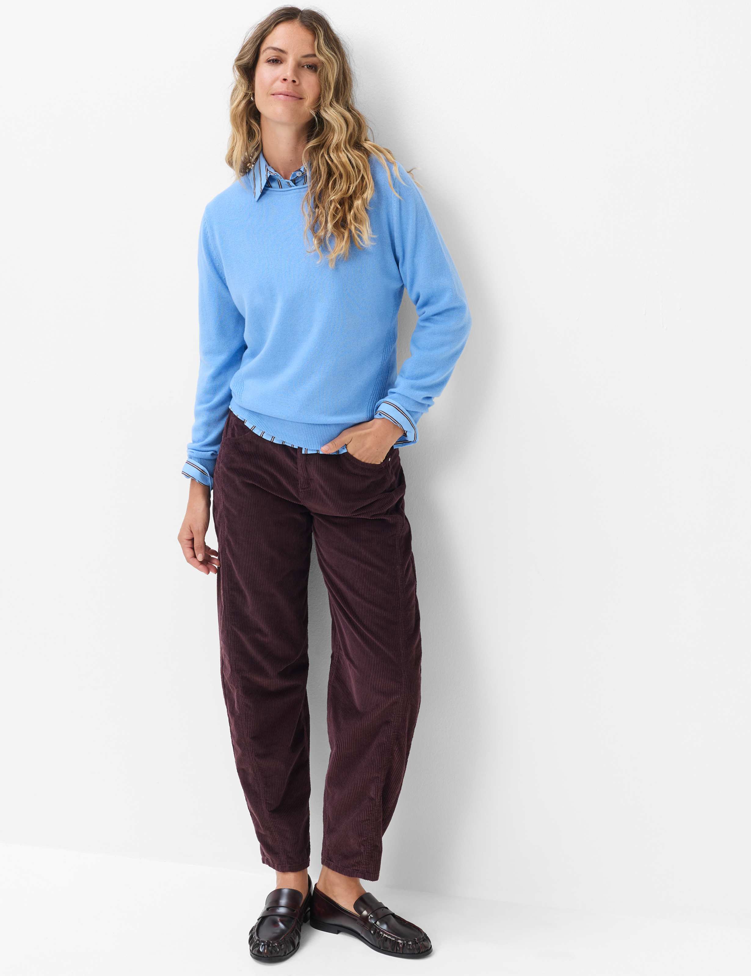 Dames Style LISA Blauw  Model outfit