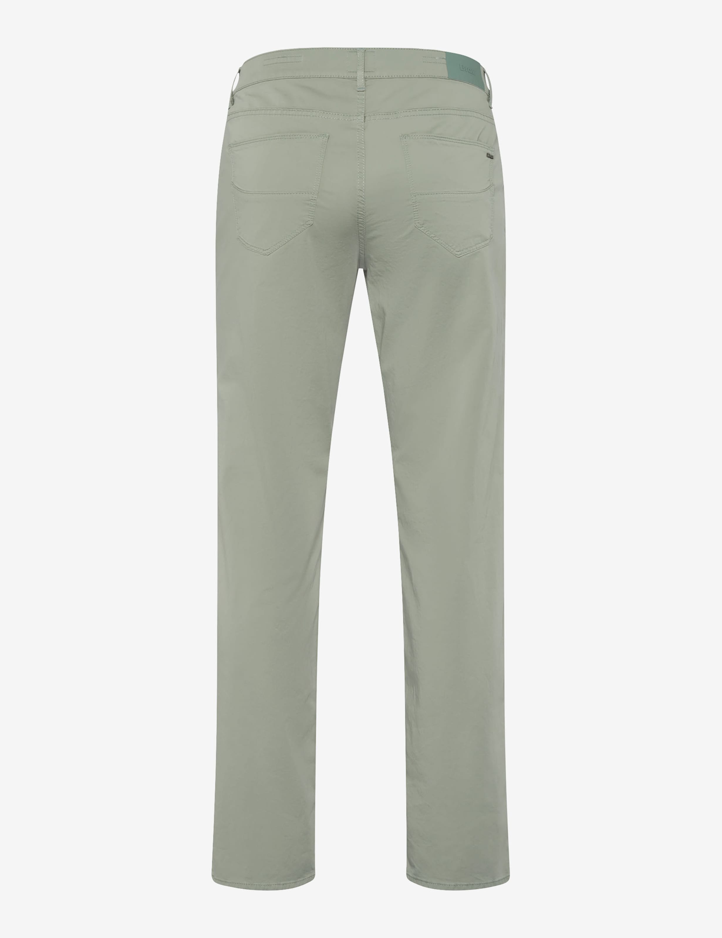 Men Style CADIZ Light Green Straight Fit Stand-alone rear view