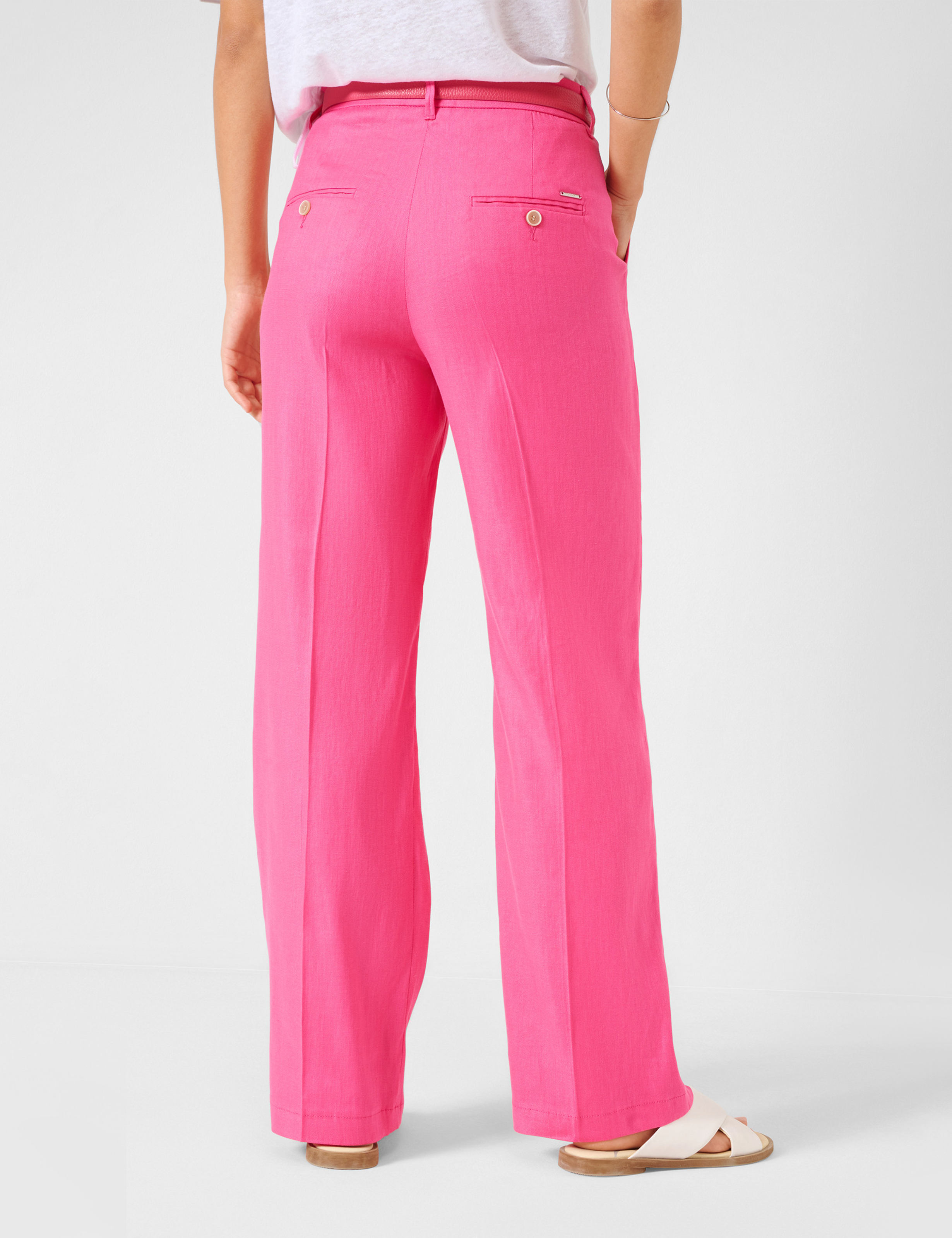 Women Style MAINE PINK Wide Leg Model back