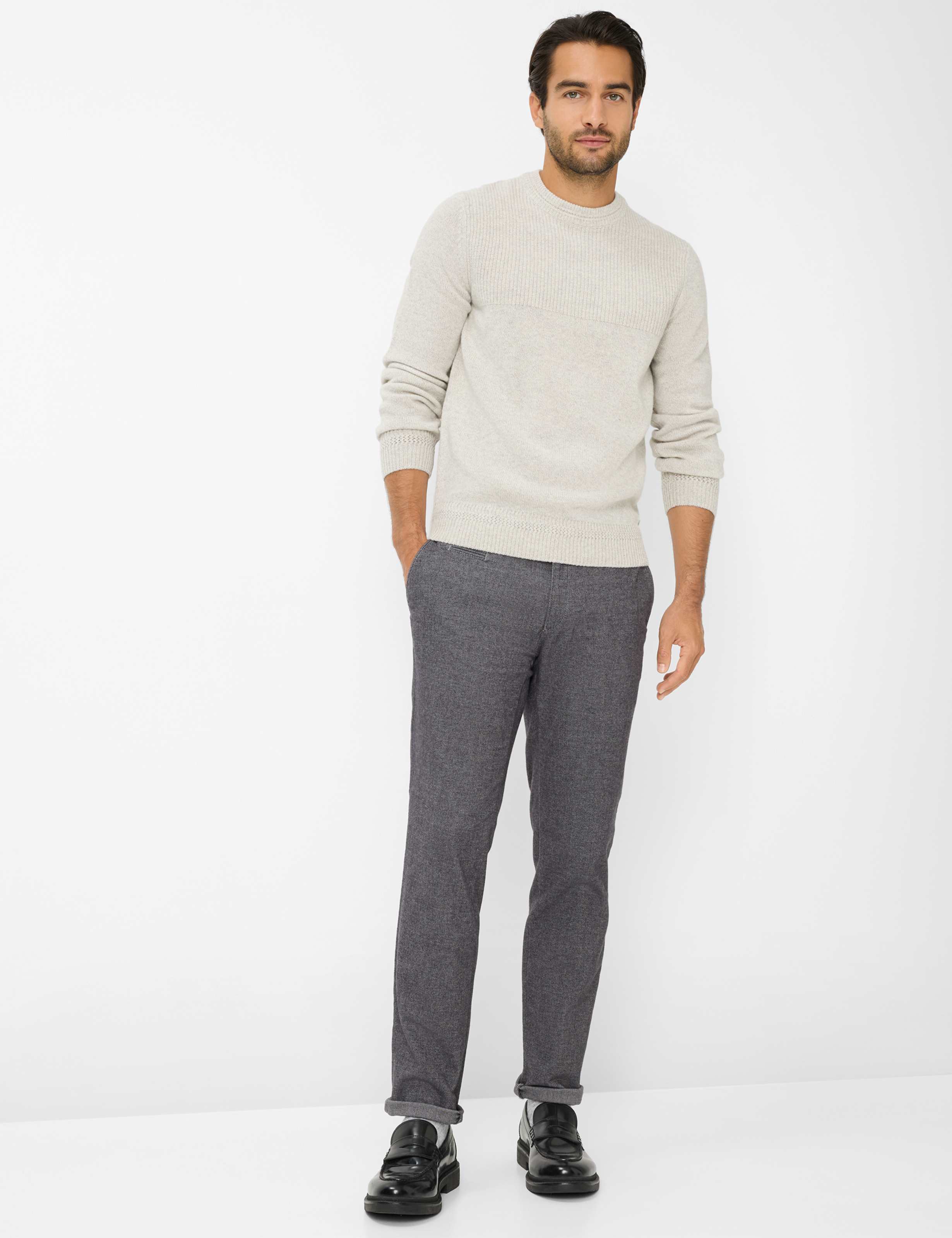 Herren Style RICK Hellgrau  Model Outfit