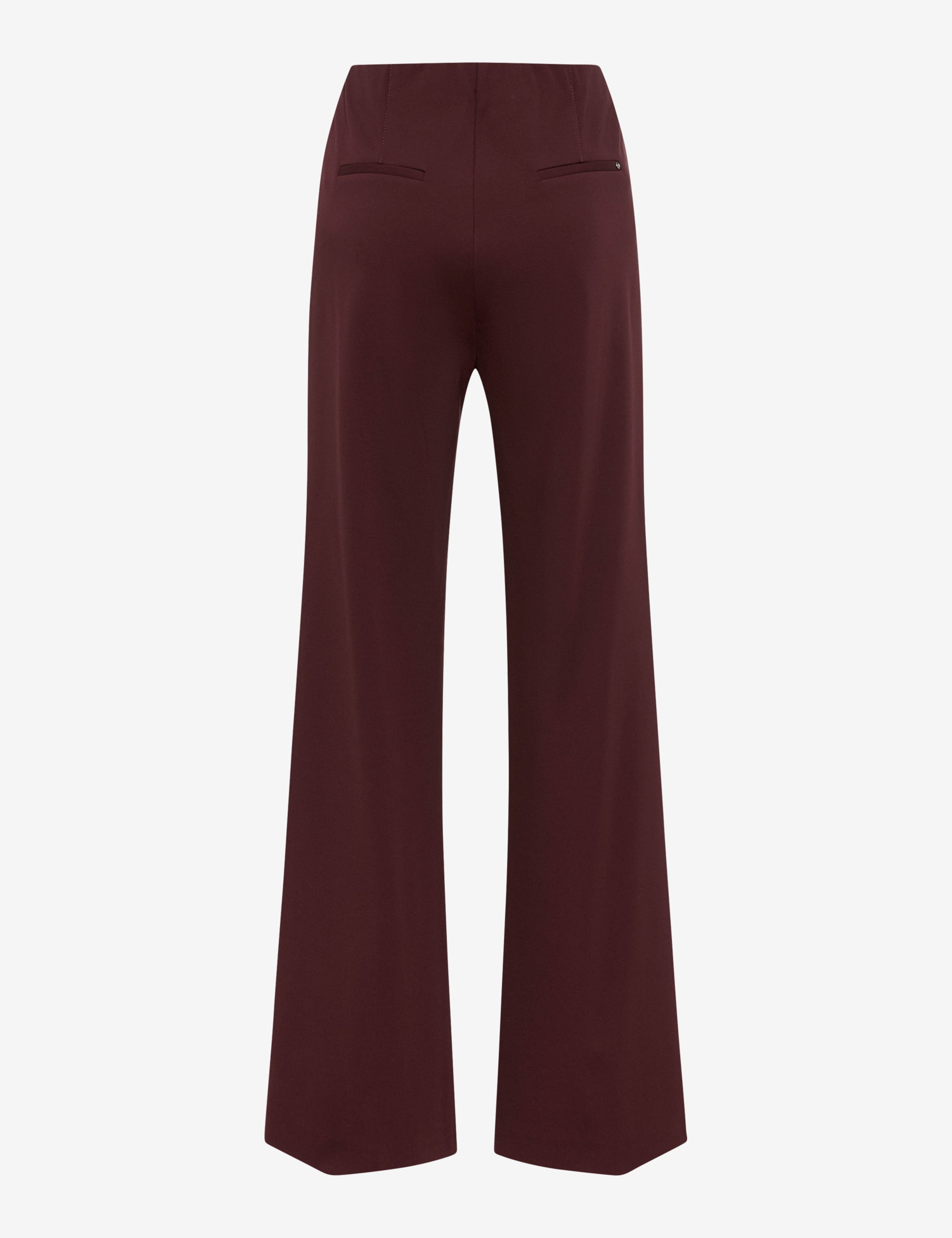 Damen Style LILLYTH FLARED Dunkelrot Super Slim Fit Freisteller Rueck