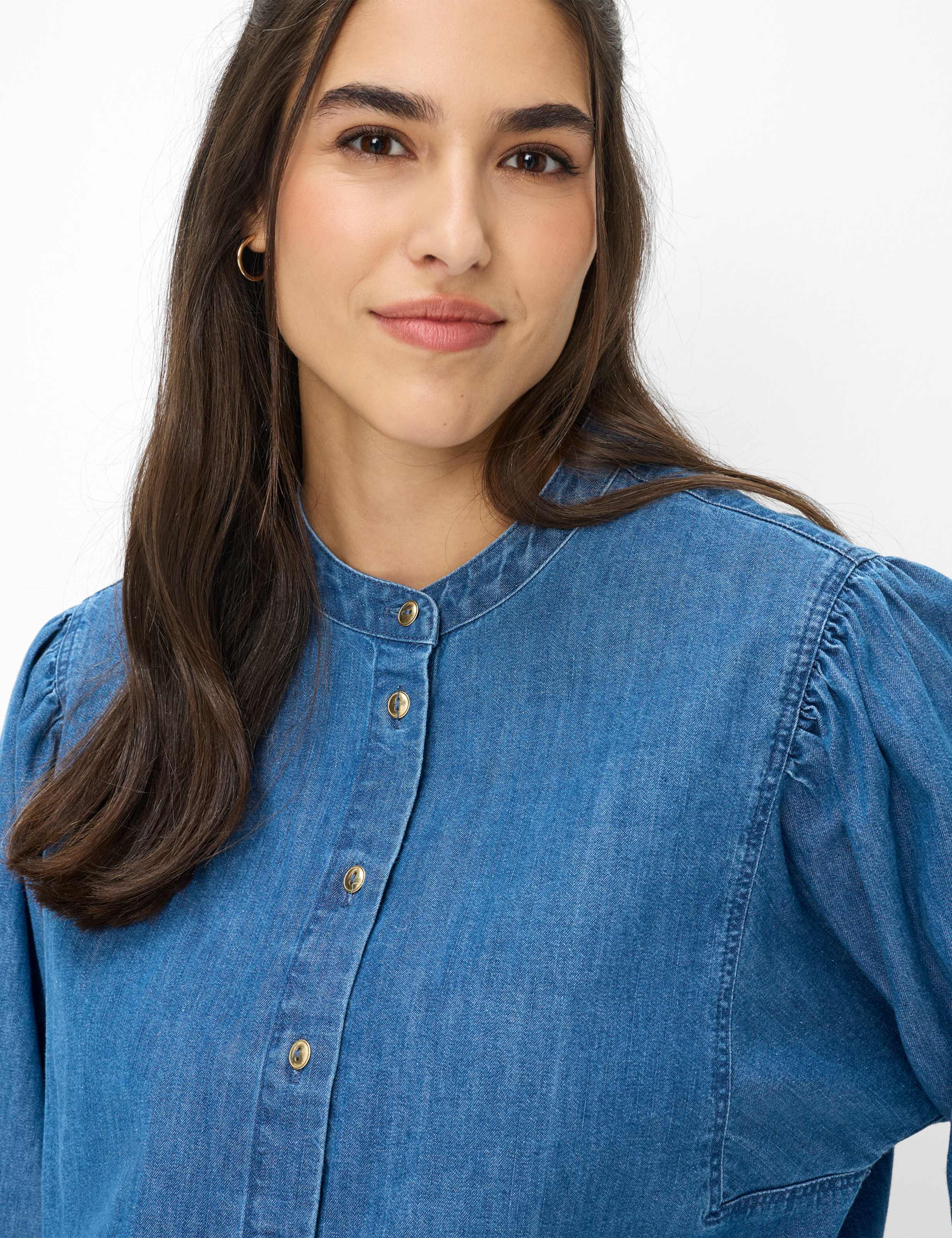 Dame Style VALERIA Denim Blå  Detalje 2