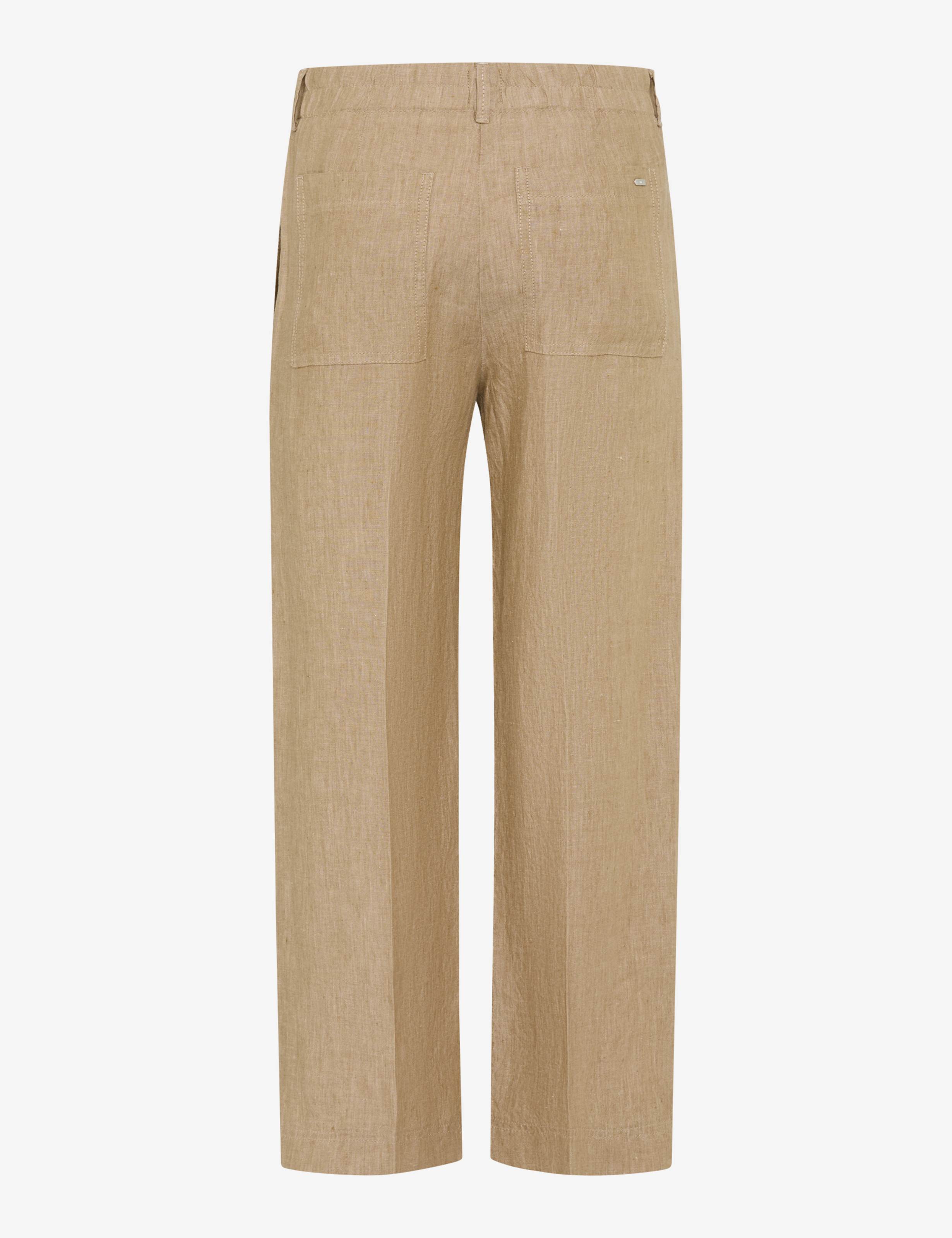 Women Style MAINE S Beige Wide Leg Stand-alone rear view