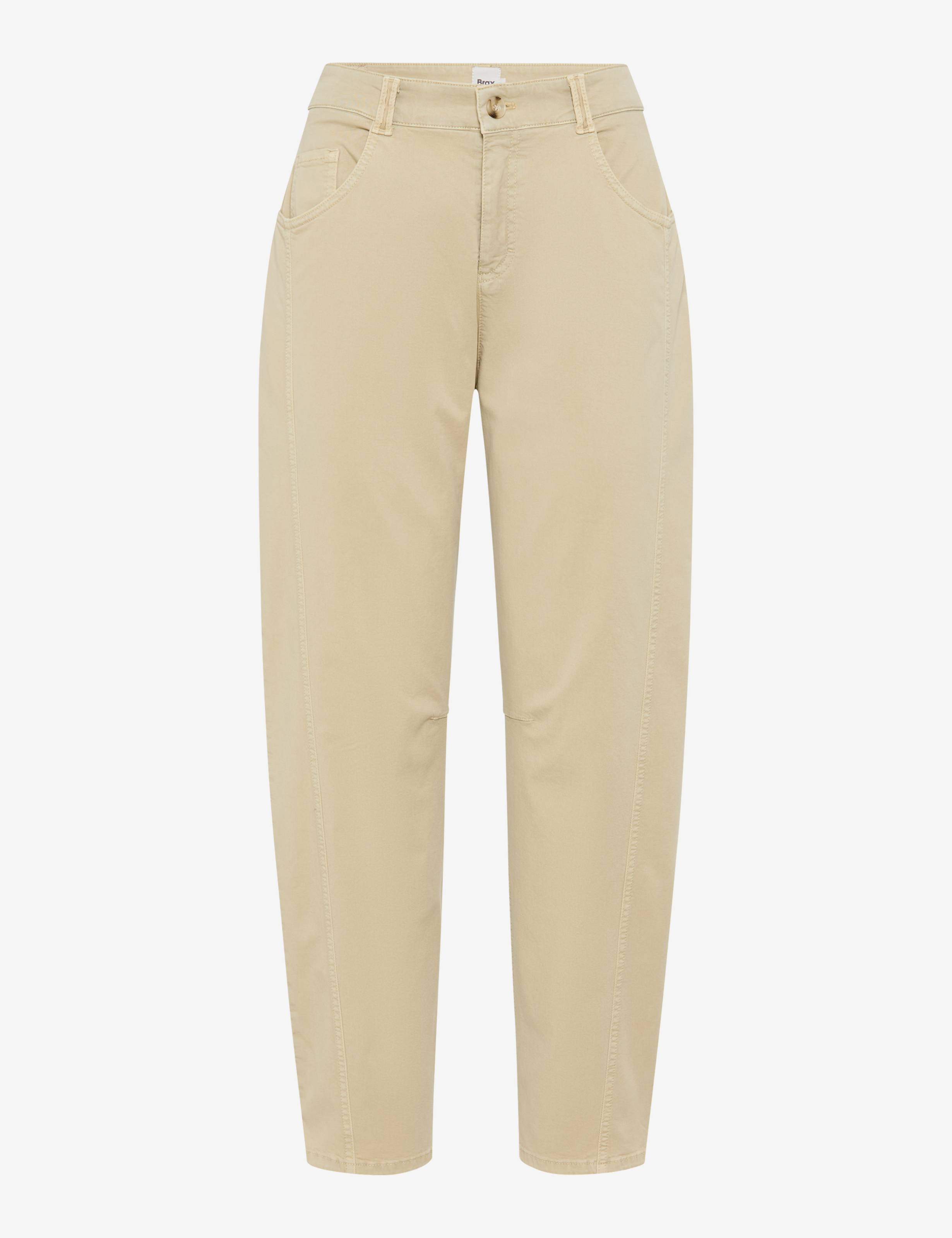 Femme Style MEGAN S Beige Relaxed Fit Détourage avant