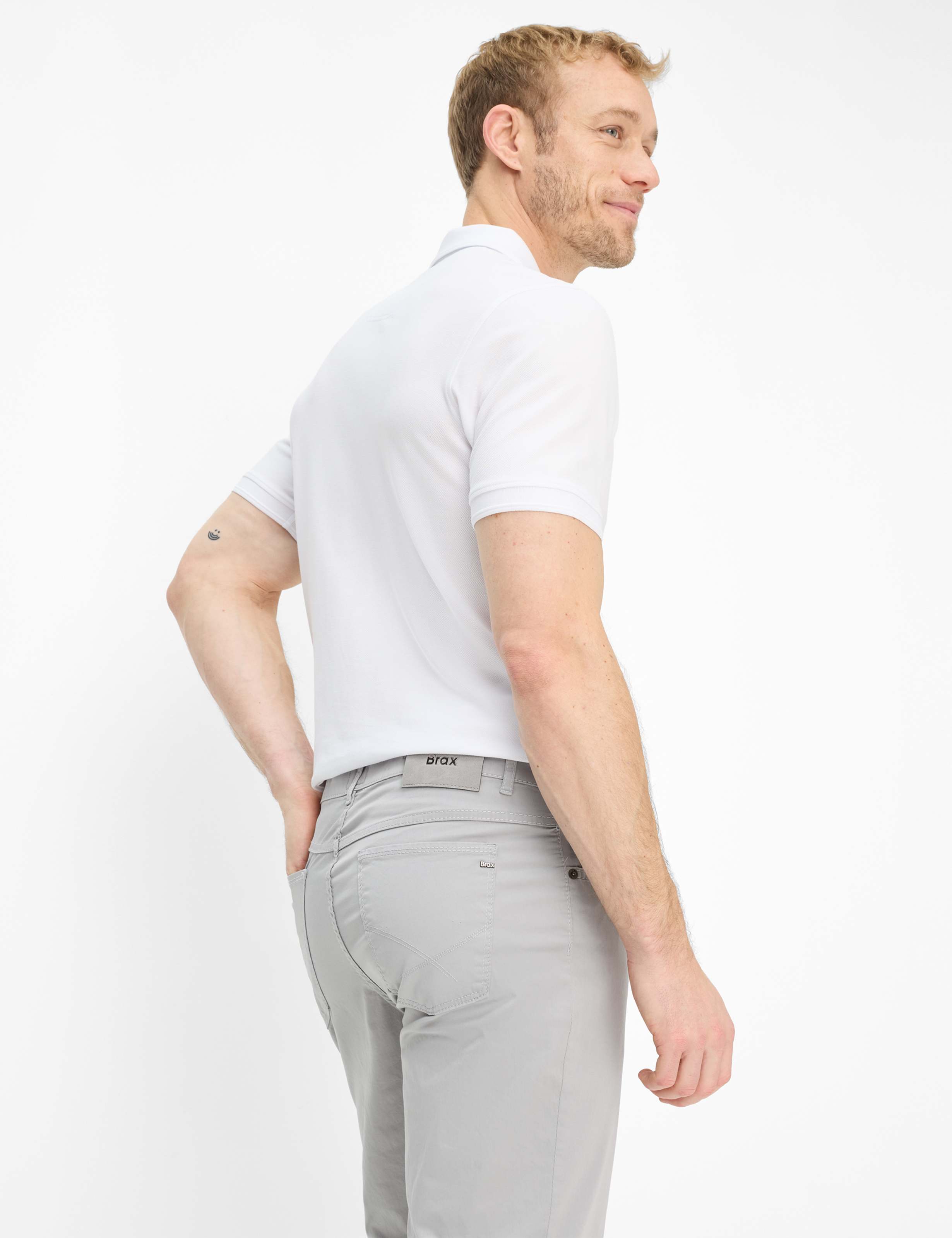 Homme Style COOPER Gris Moyen Regular Fit Détail 1