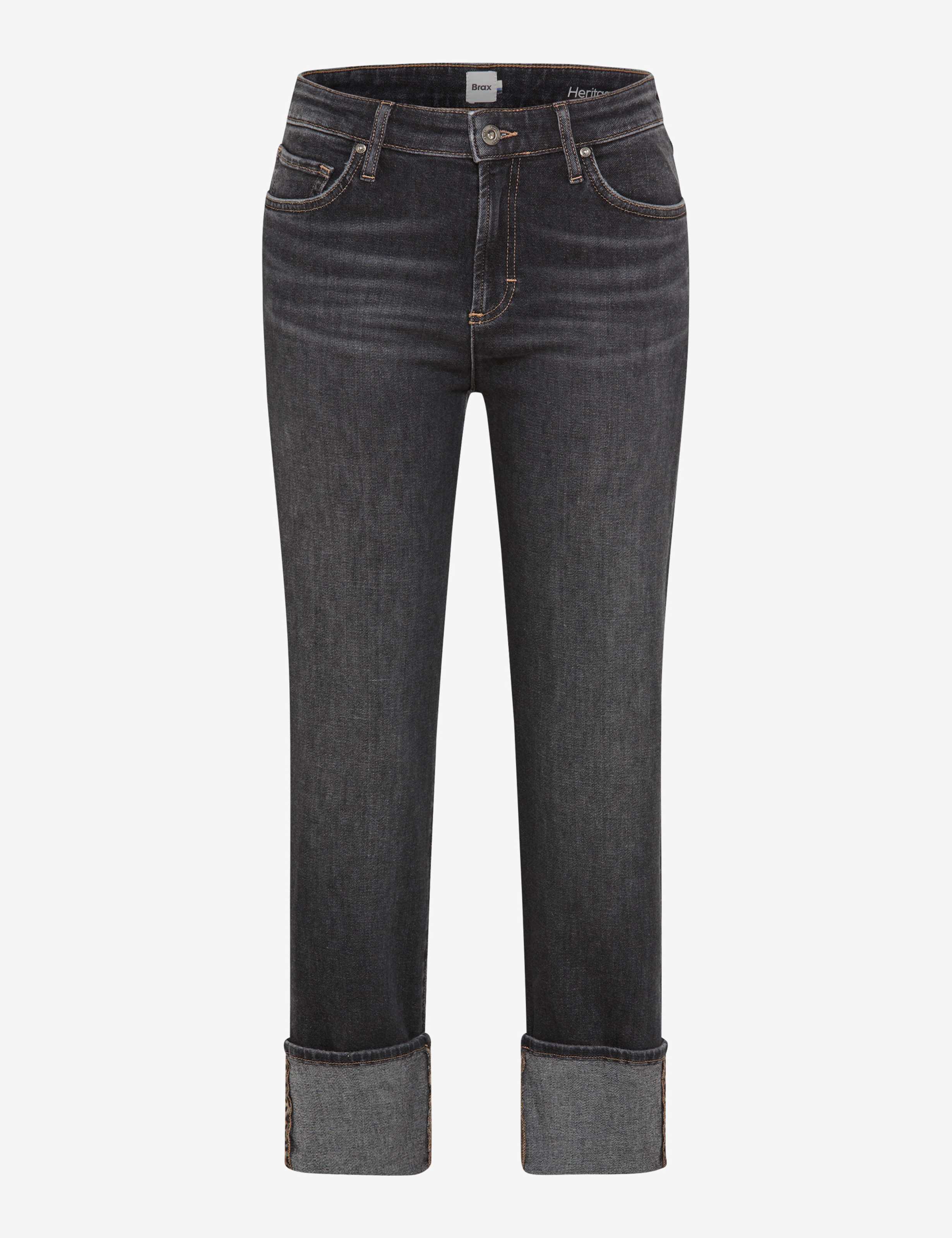 Femme Style MADISON S Denim Gris Foncé Straight Fit Détourage avant
