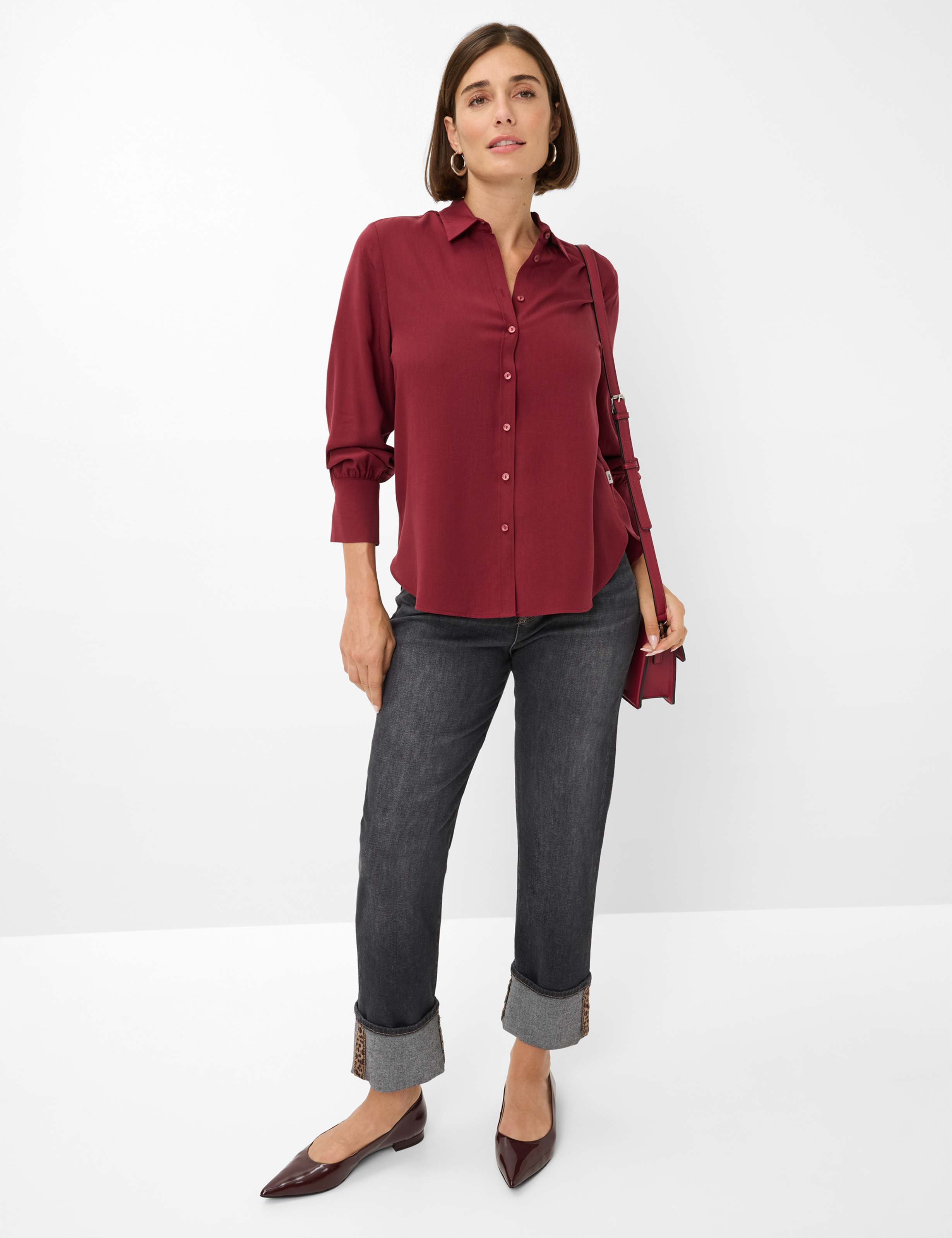 Dames Style VIC Donkerrood  Model outfit