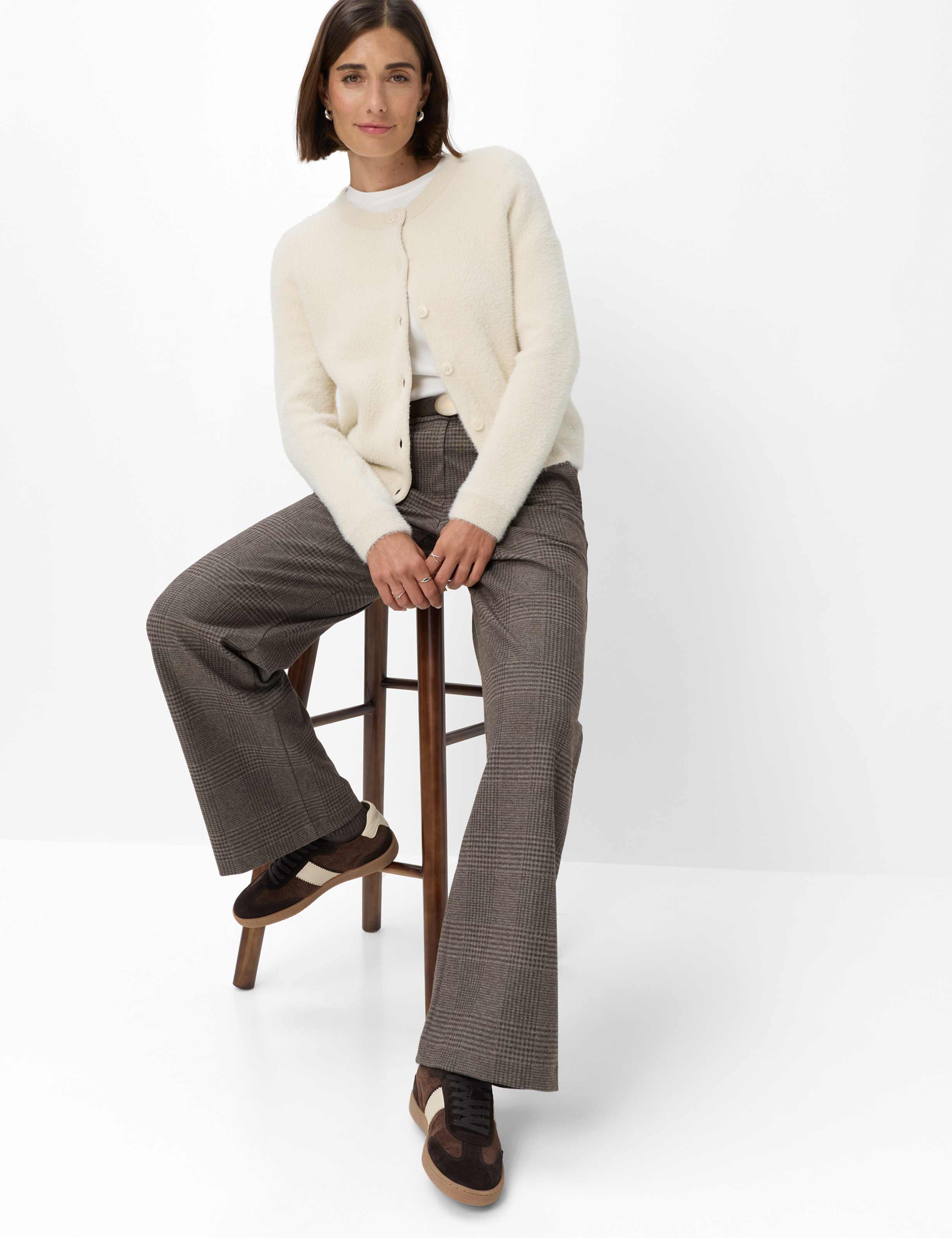 Femme Style MAINE Marron Wide Leg Détail 1