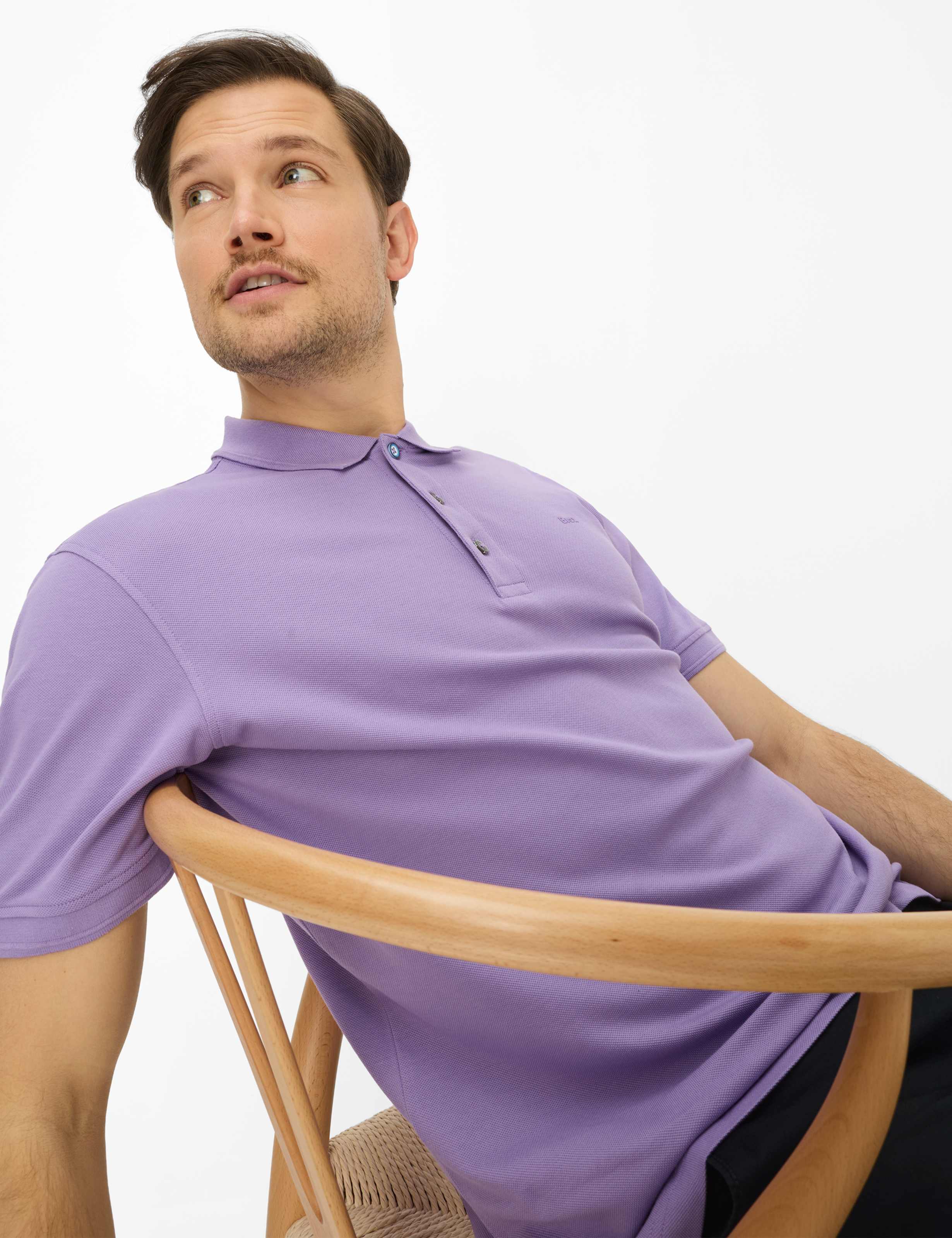 Homme Style PETE Violette Clair  Détail 1