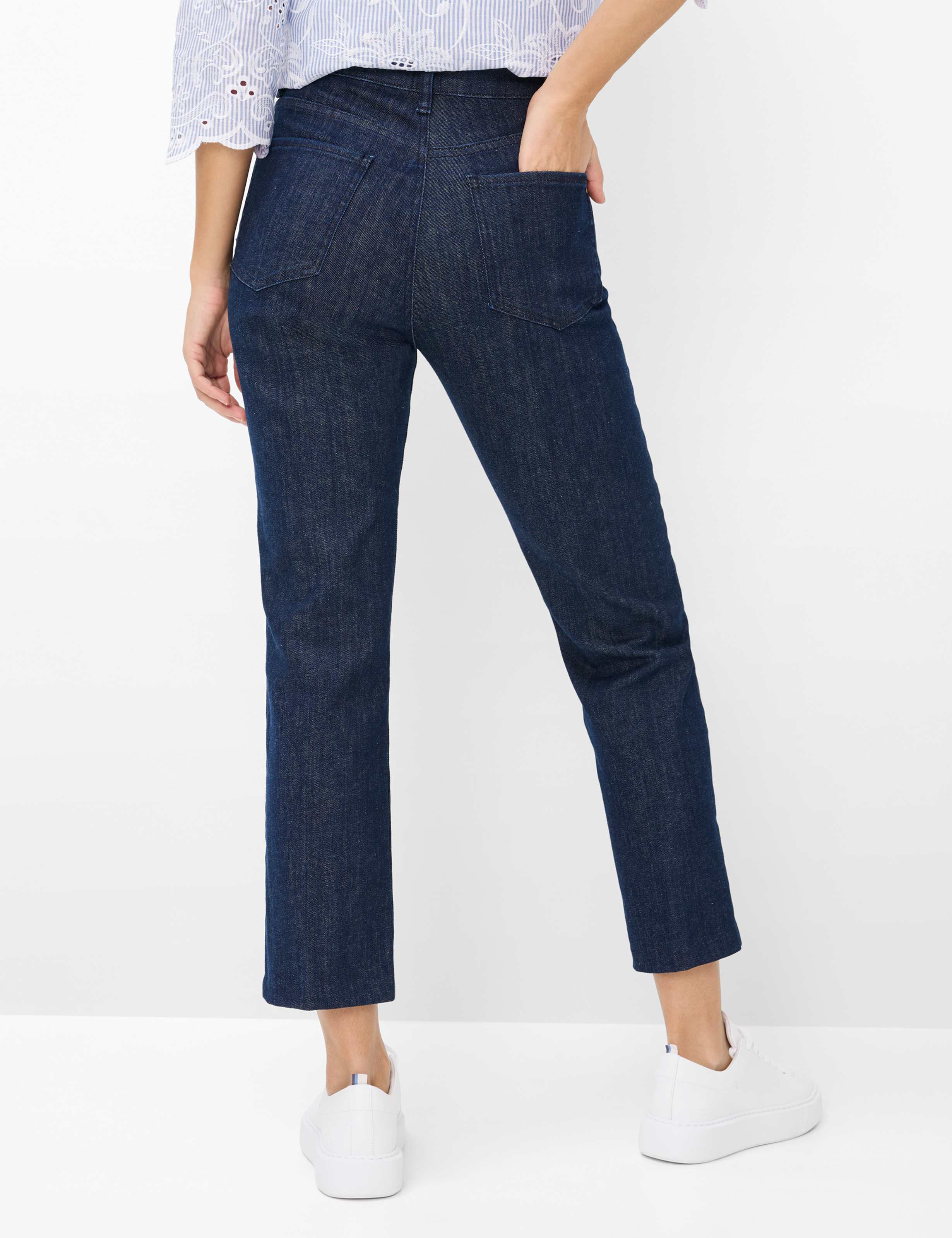 Thumbnail - Brax Damen Five-Pocket-Hose Style MAY S NAVY, denim dunkelblau, Gr. 36