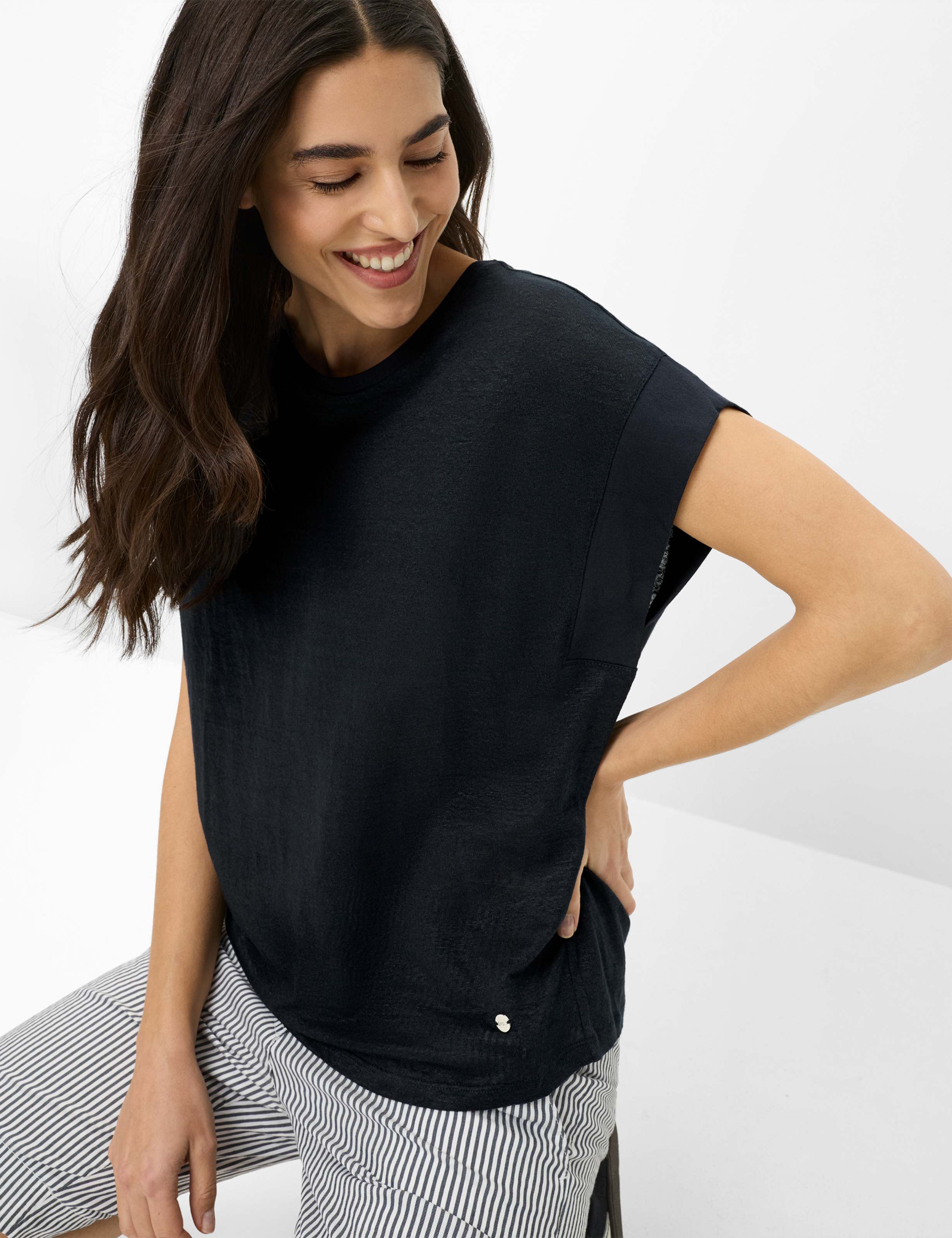 Femme Style CAELEN S Bleu Foncé  Détail 1