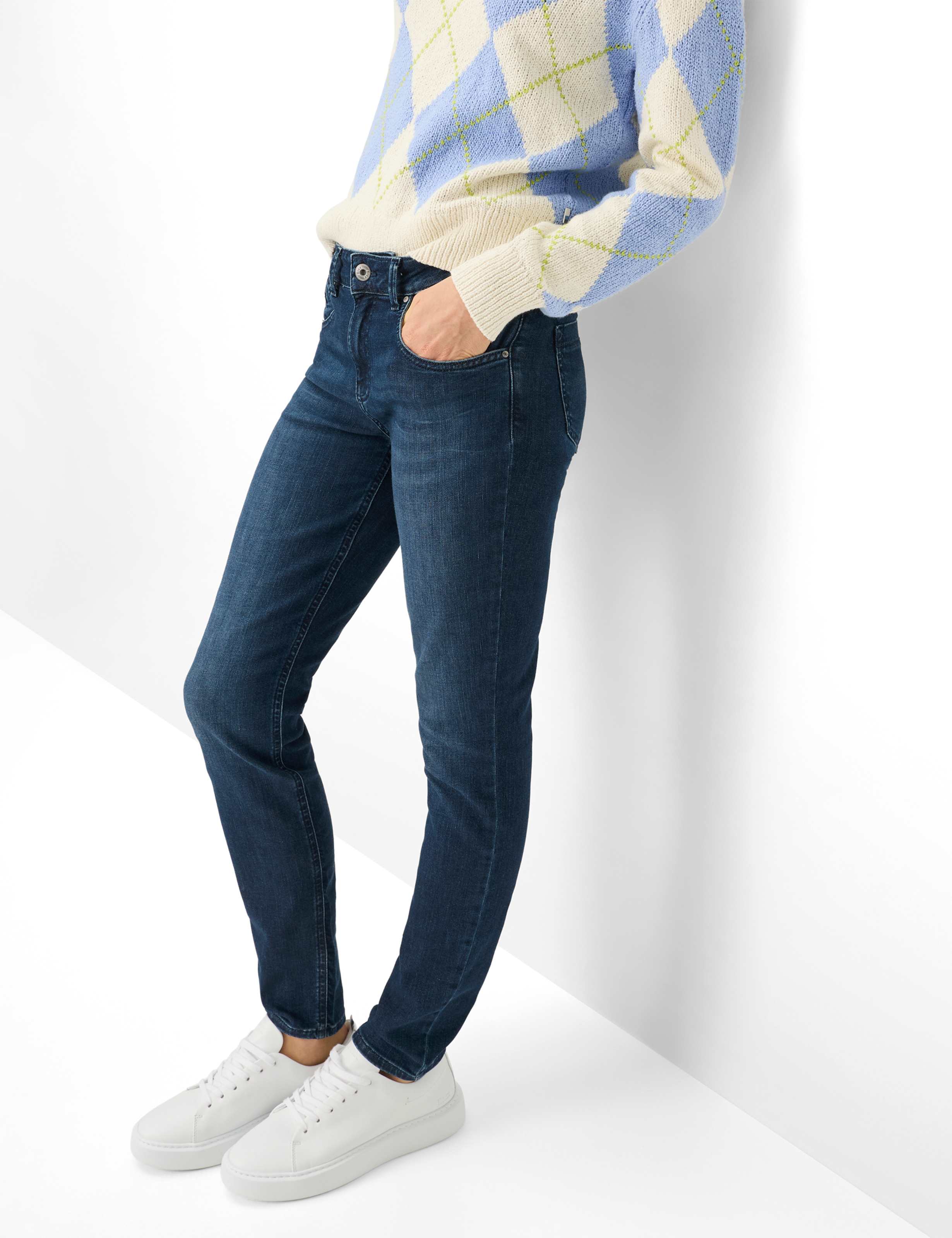 Damen Style SHAKIRA Denim Blau Slim Fit Detail 1