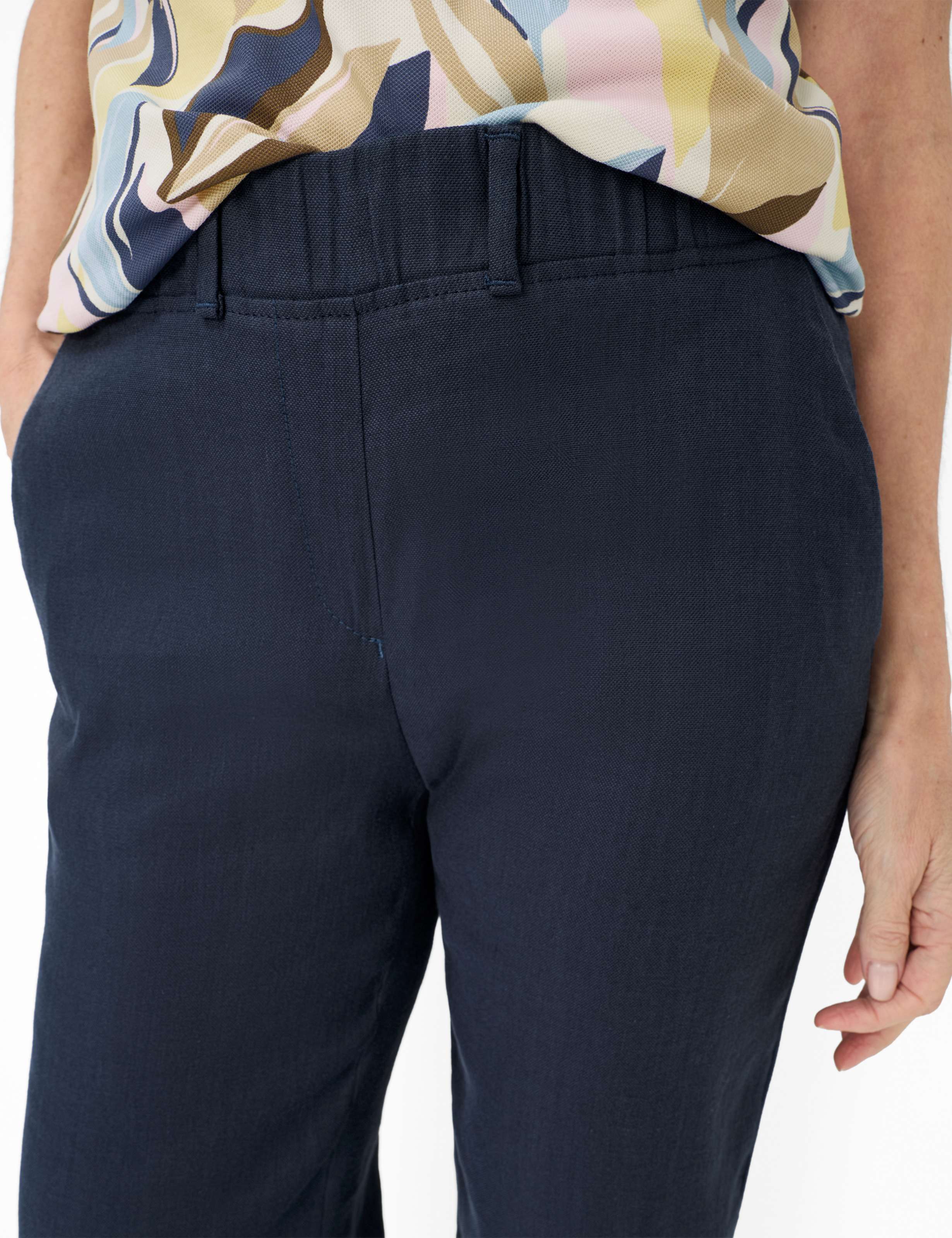 Damen Style PAM FLARED Dunkelblau Slim Fit Detail 2