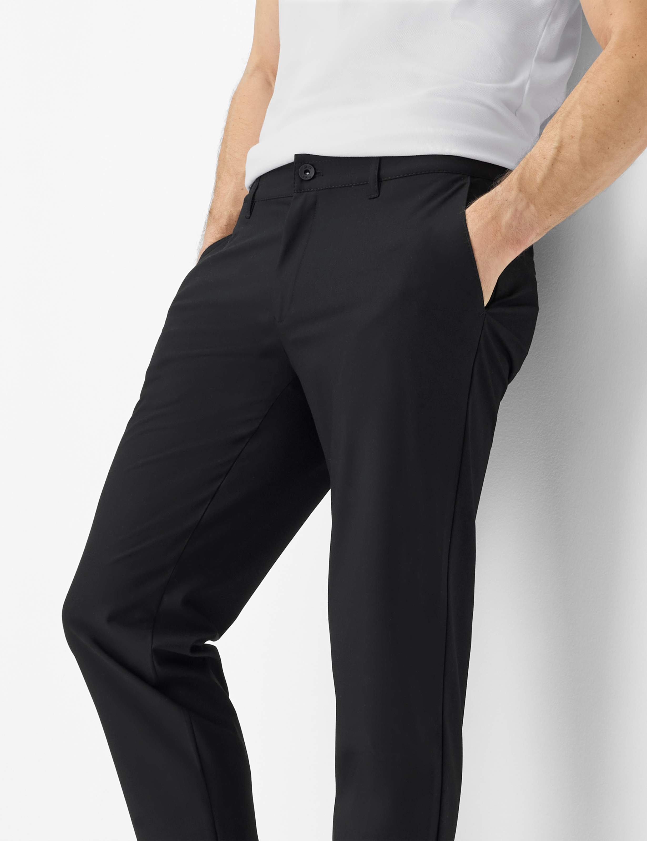 Homme Style PHIL Noir Tapered Fit Détail 1