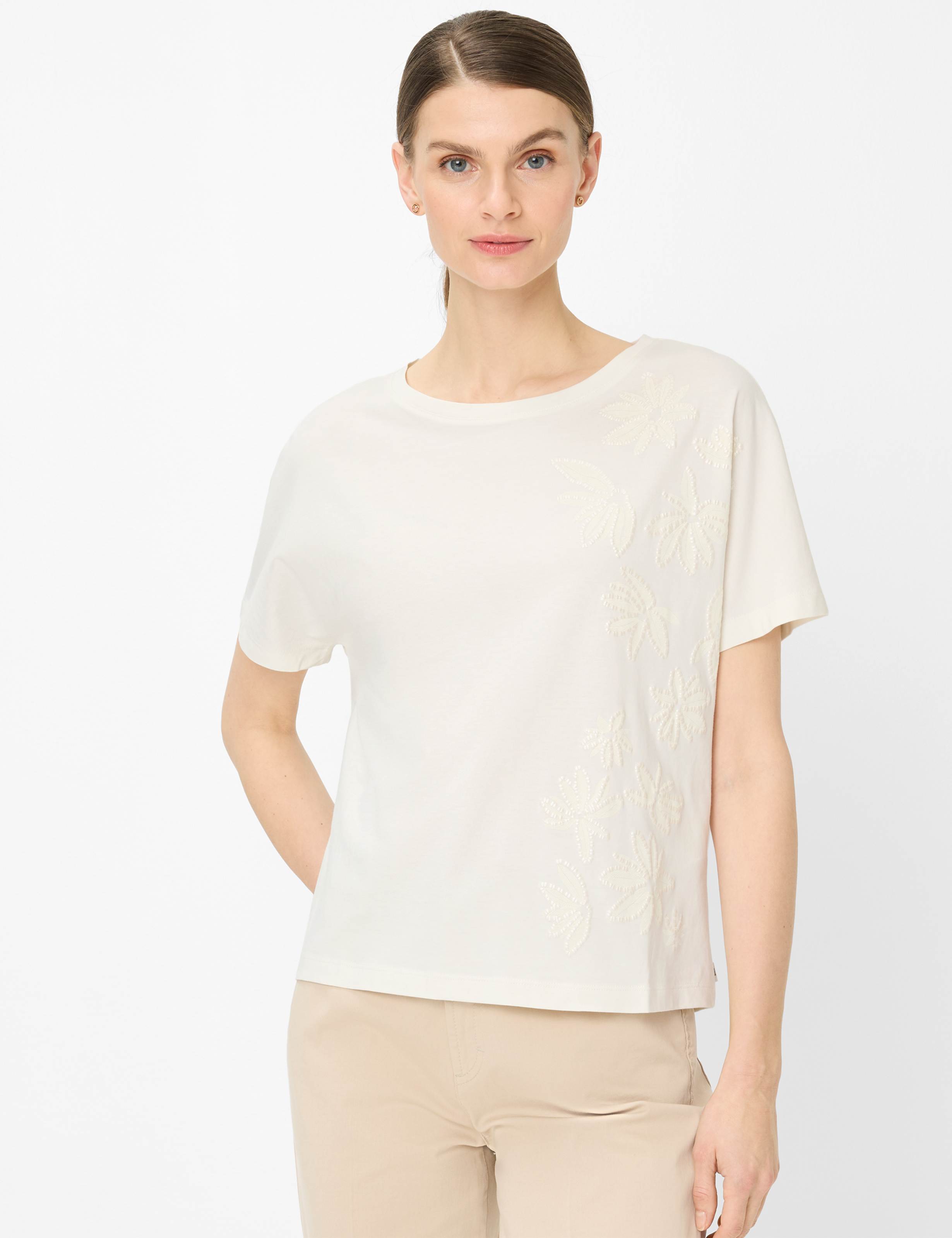 Thumbnail - Brax Damen Style CAELEN S soft ecru, cremeweiß, Gr. 44