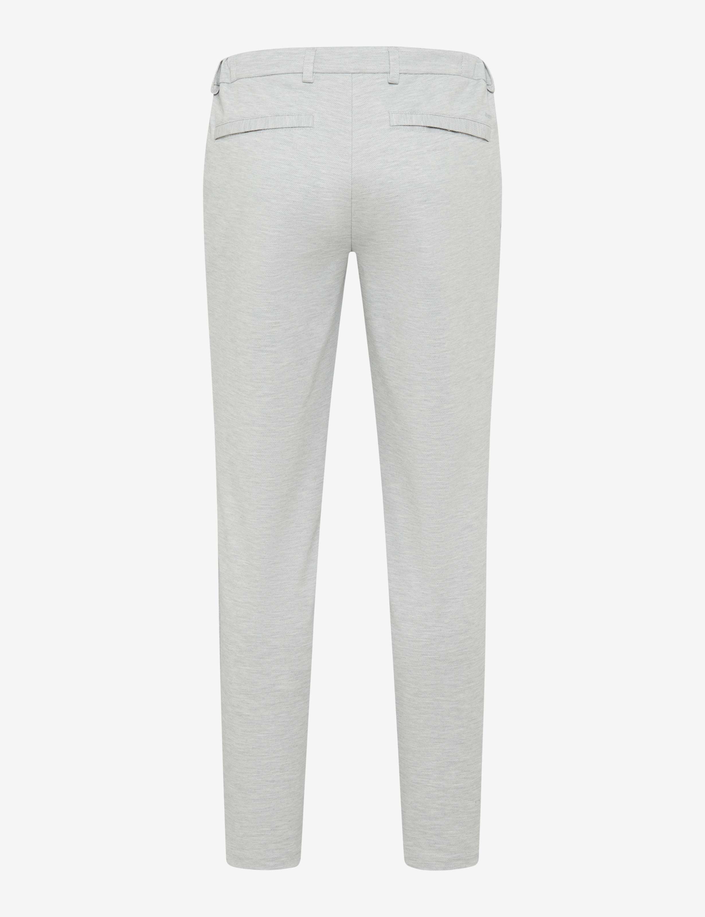 Homme Style SILVIO Gris Clair Modern Fit Détourage arrière