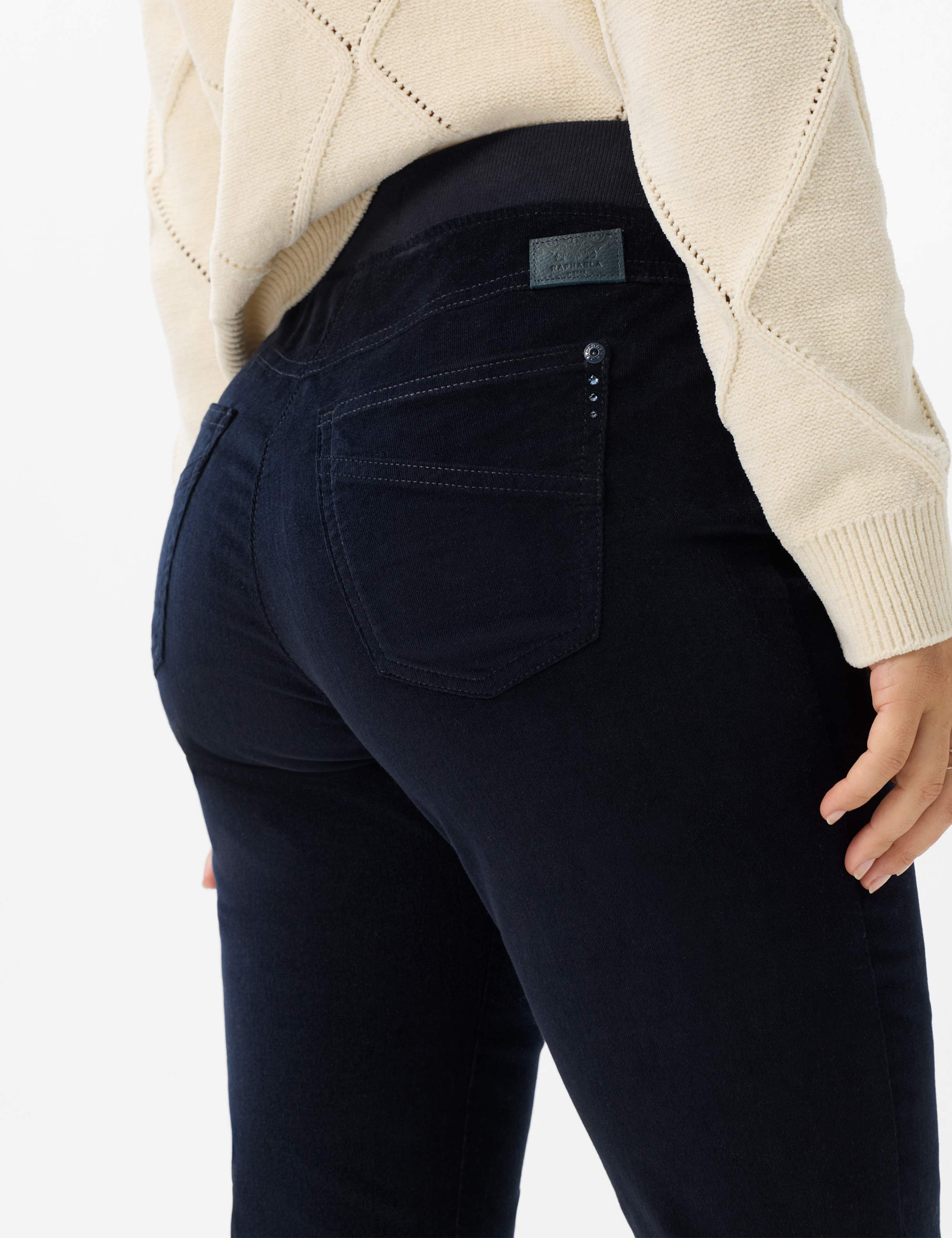 Femme Style PAMINA Bleu Foncé Slim Fit Détail 1