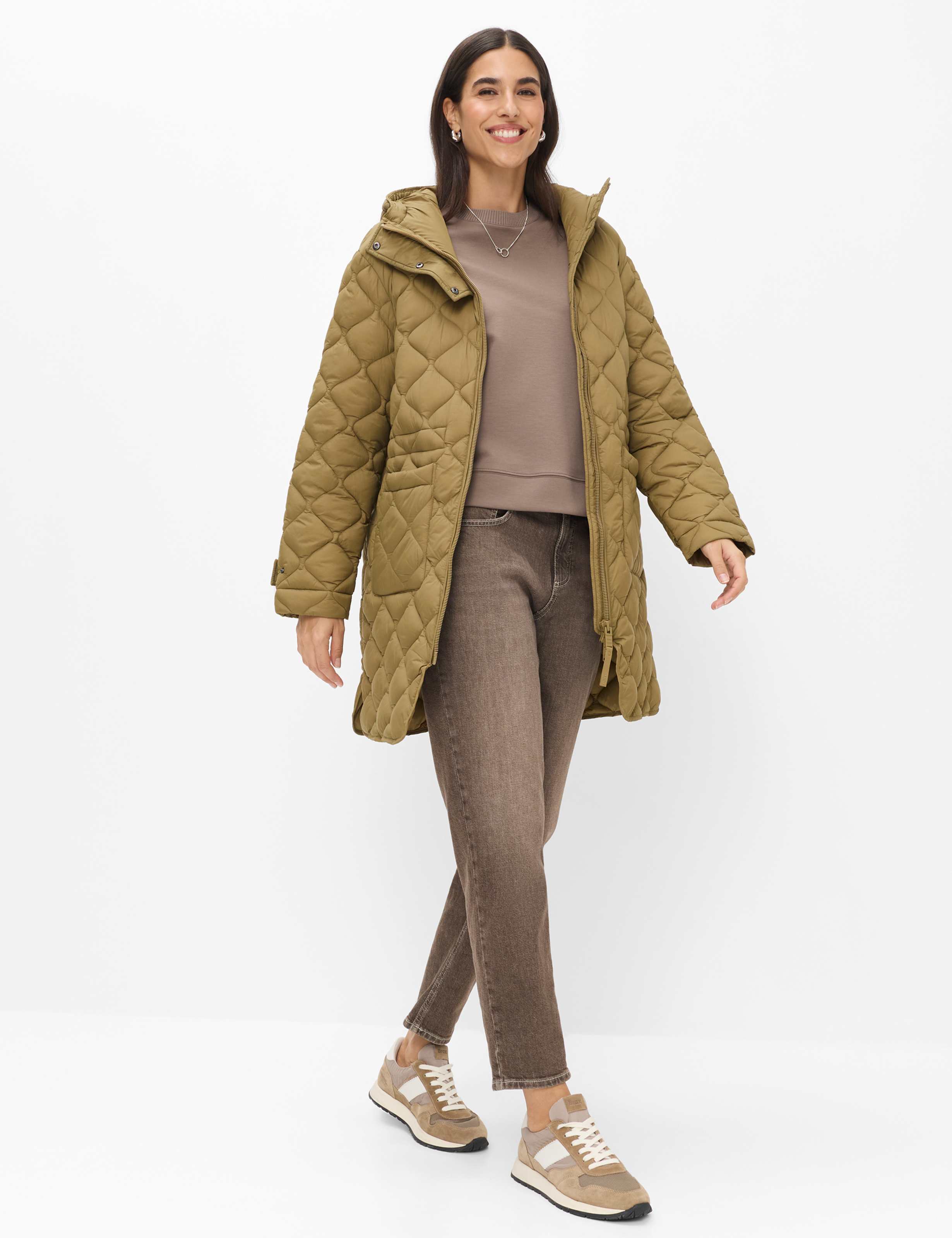 Damen Style BERTA M Hellbraun  Model Outfit
