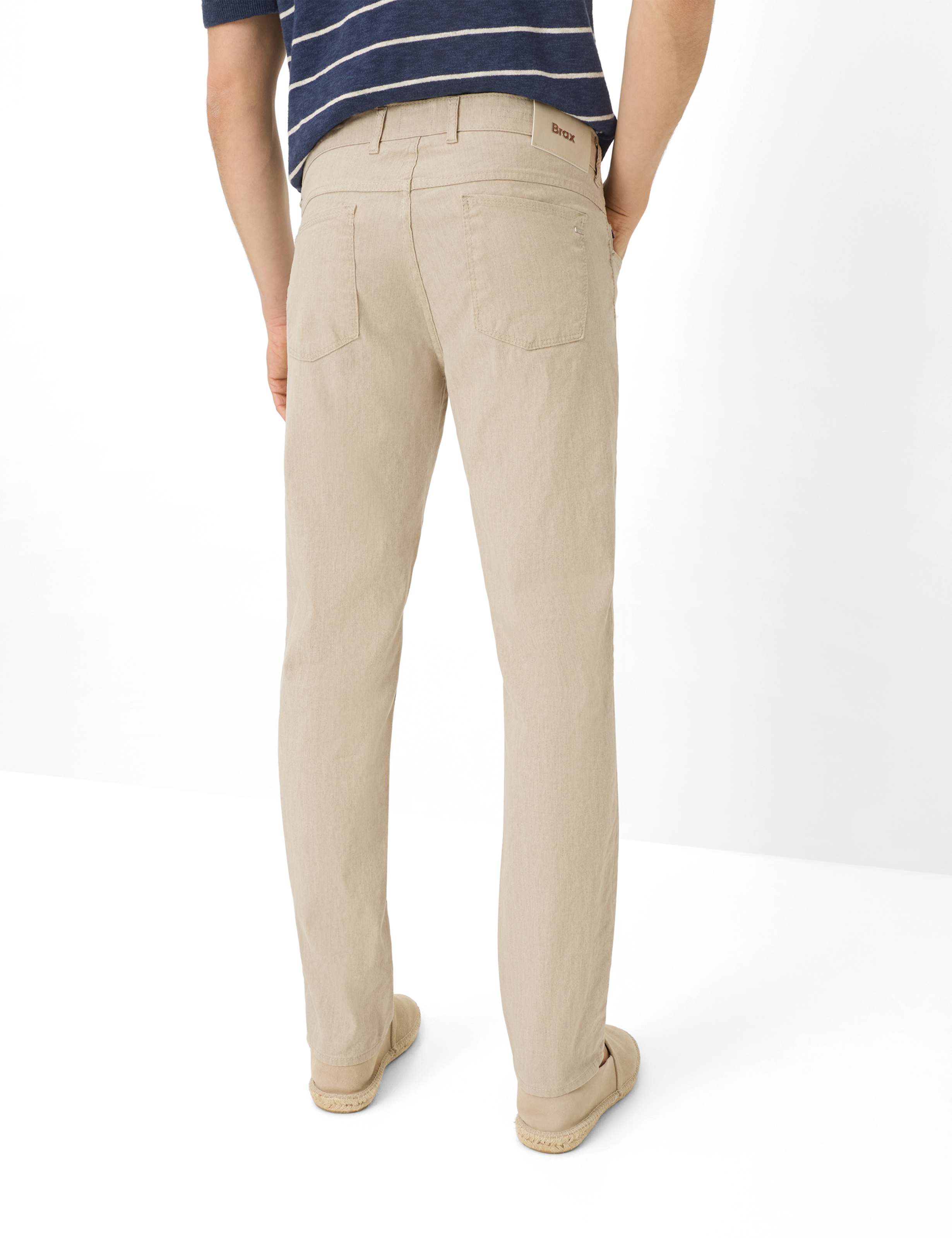 Herre Style COOPER L Lysbeige Regular Fit Model ryg