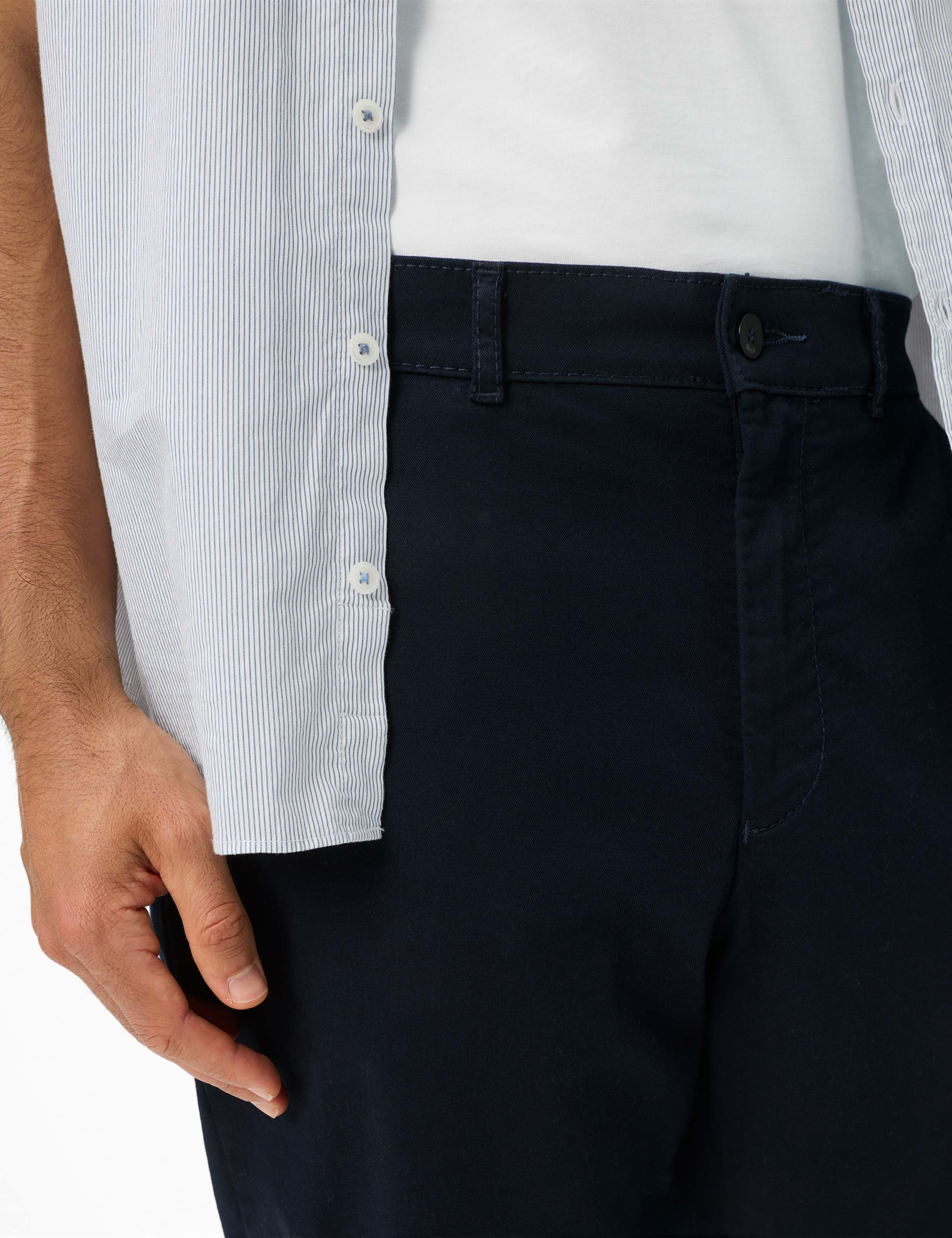 Herren Style PEPE Dunkelblau Straight Fit Detail 2