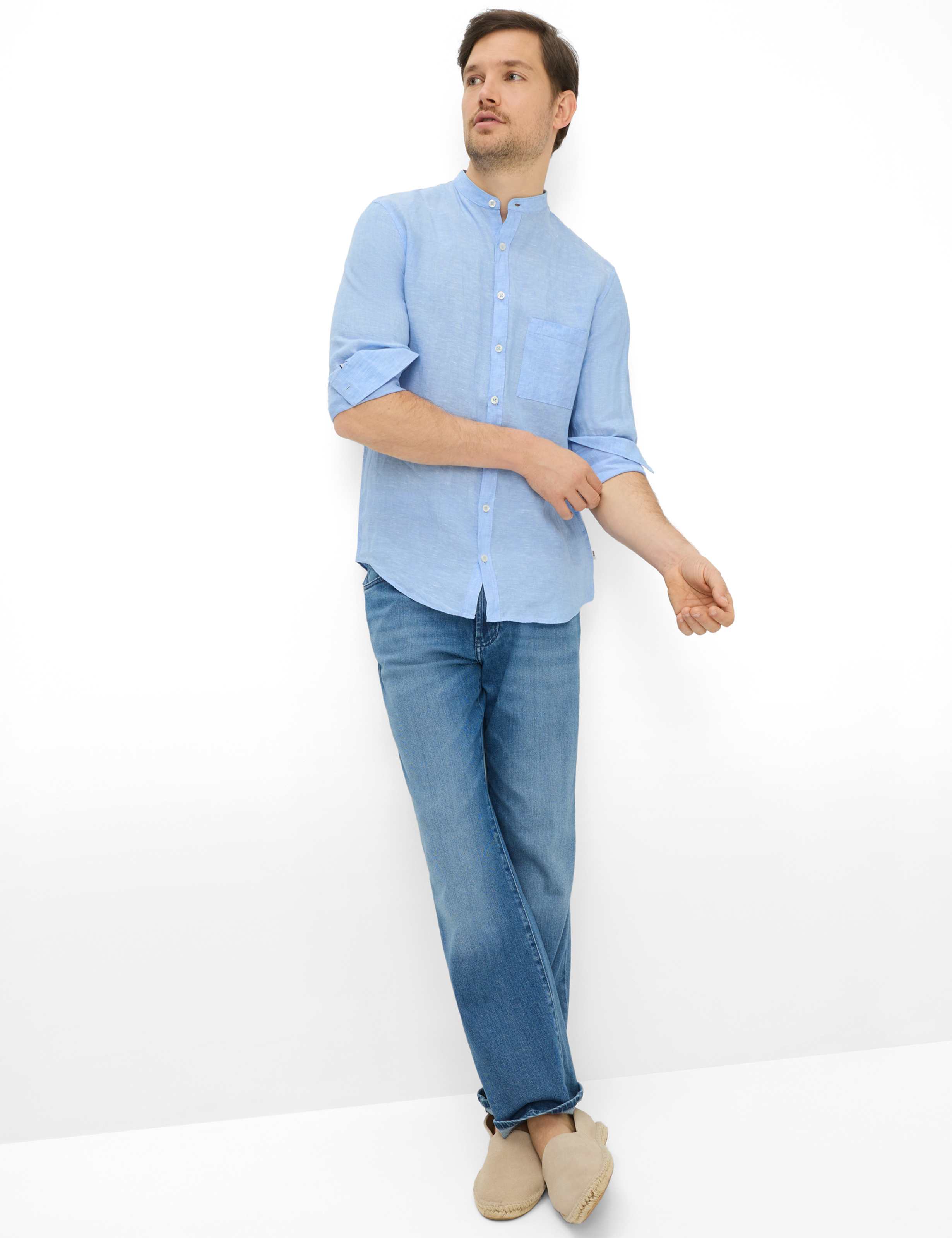 Herren Style LARS Hellblau  Model Outfit