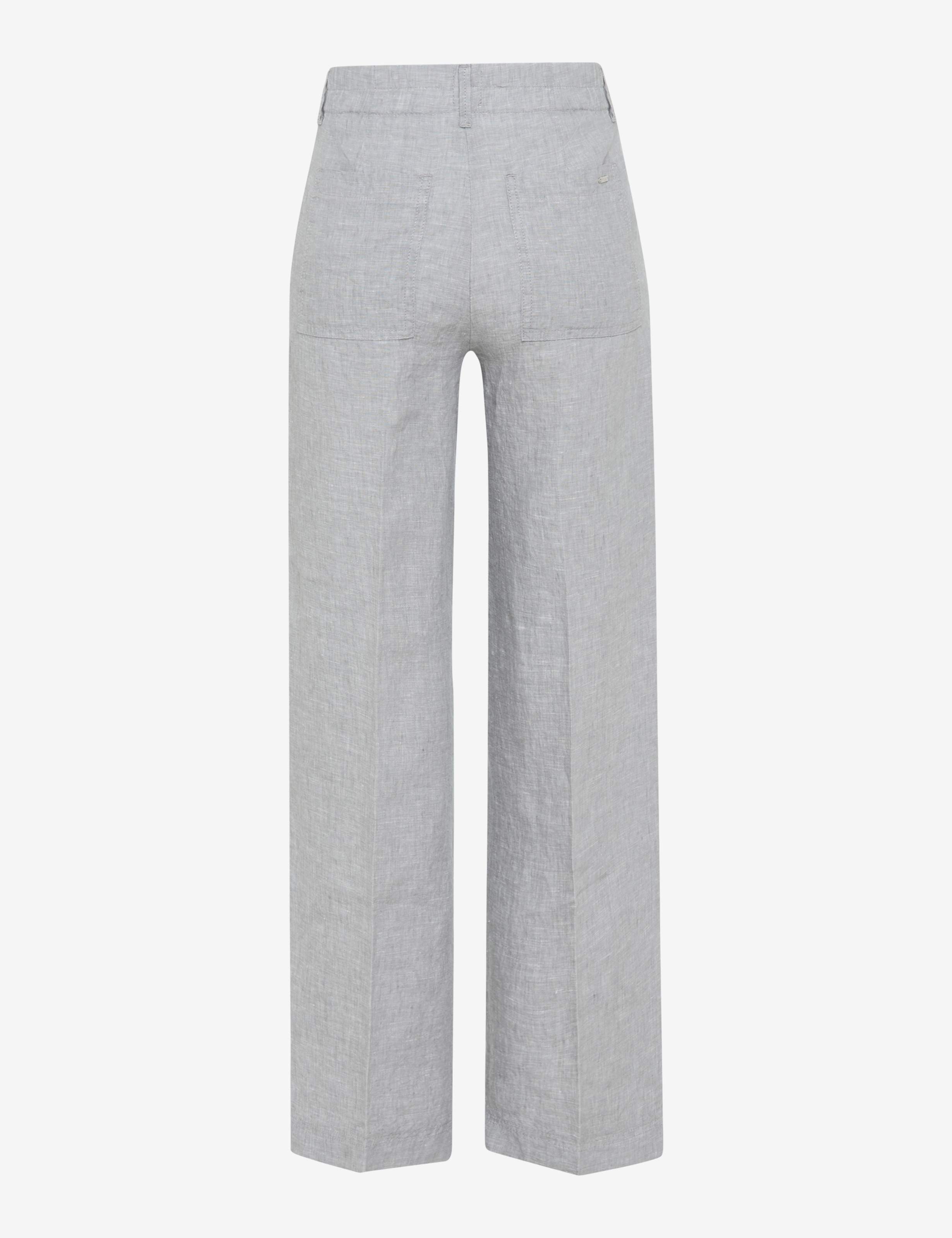 Women Style MAINE S Light Gray Wide Leg Stand-alone rear view