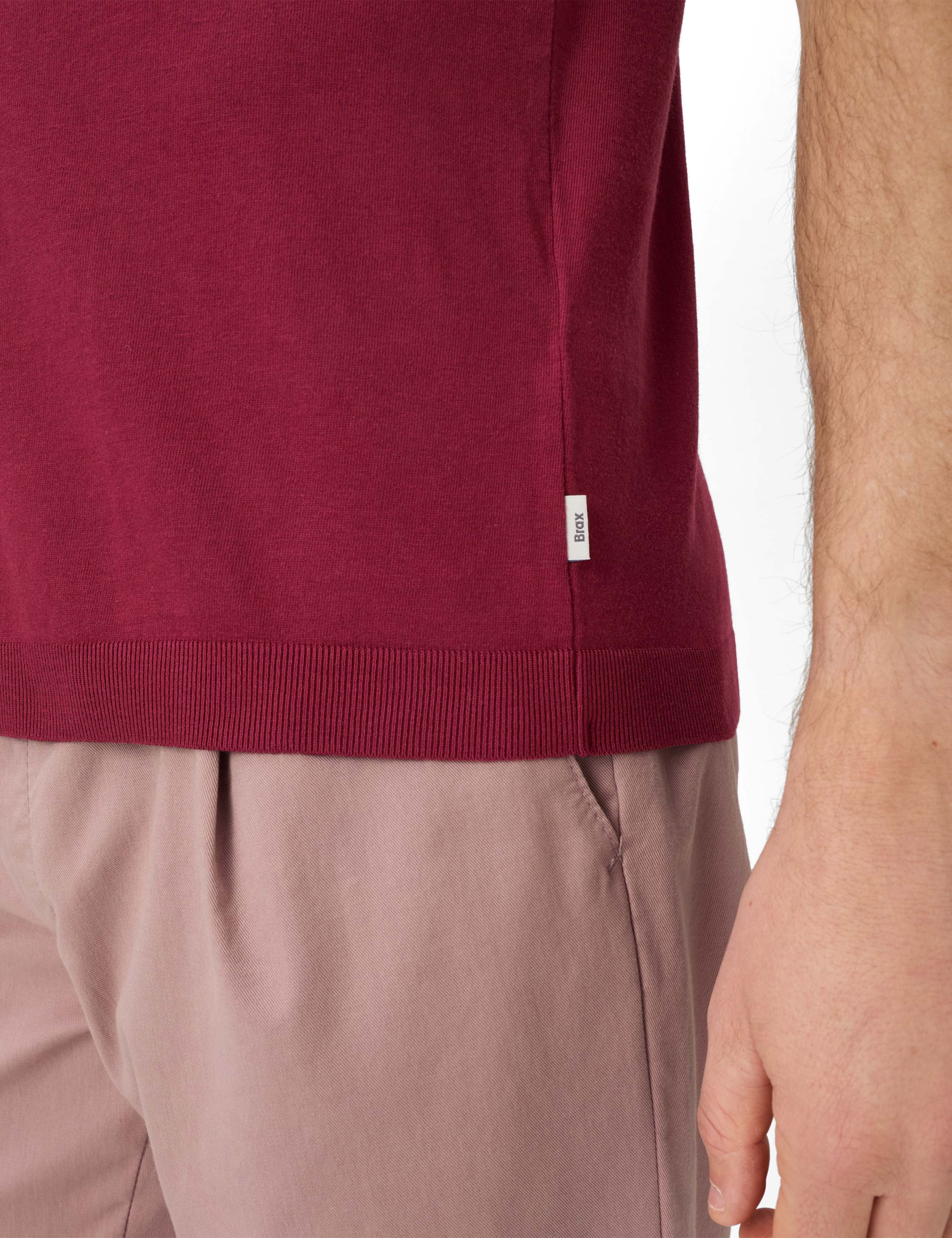 Homme Style PARVIS Rouge Foncé  Détail 2