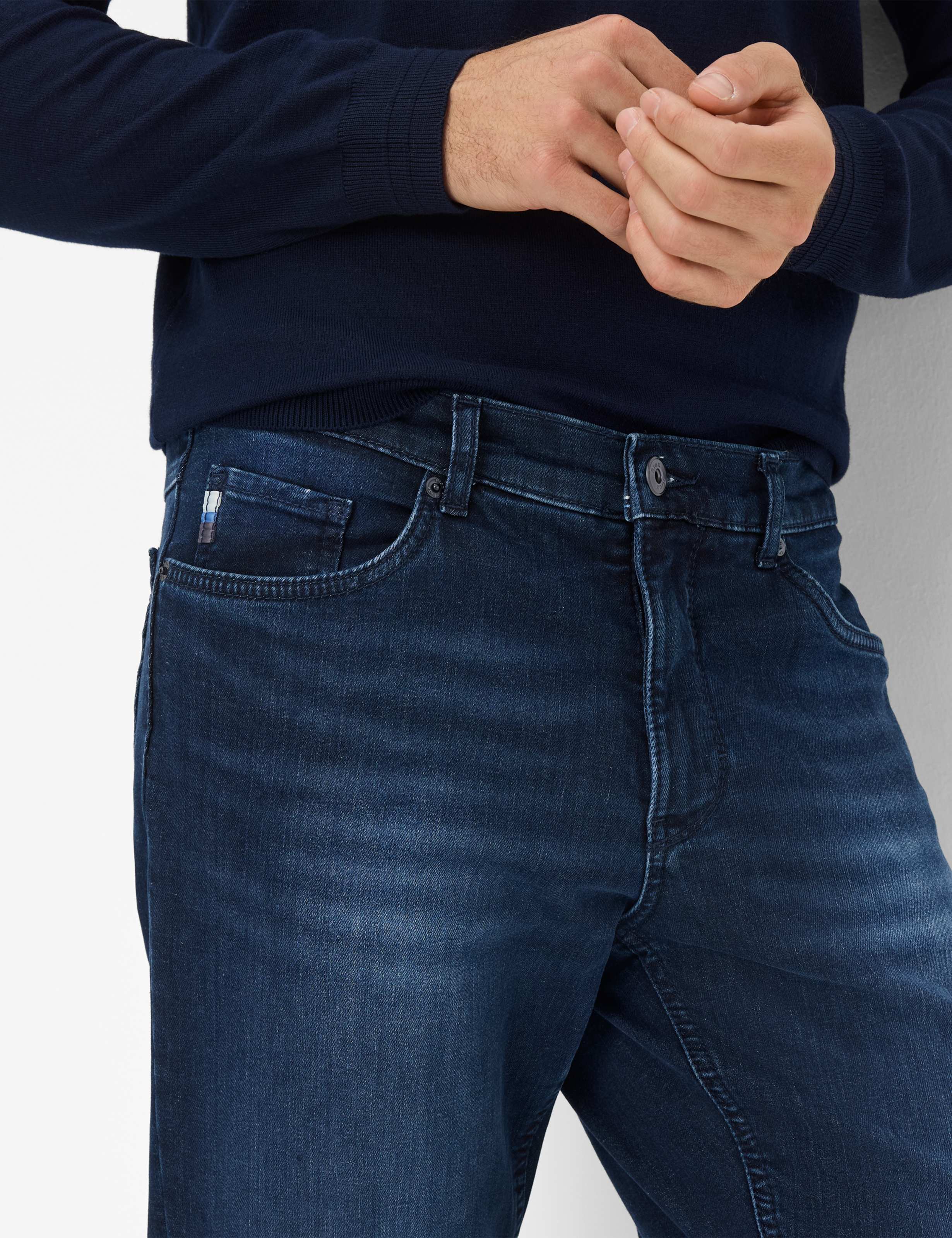 Herren Style COOPER TT Denim Blau Regular Fit Detail 2