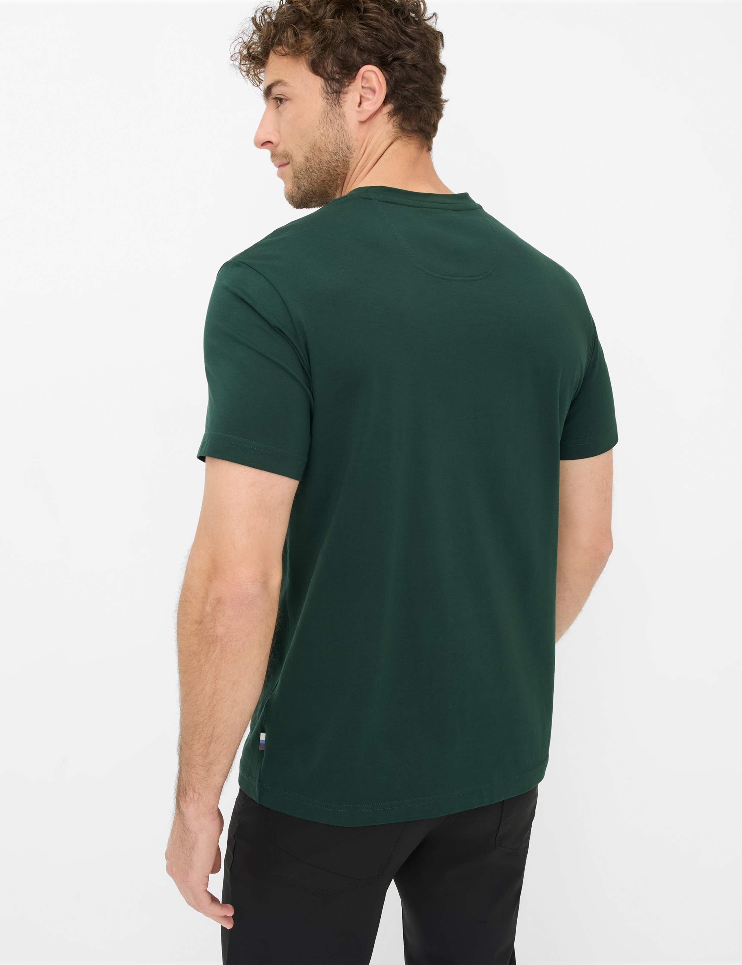 Thumbnail - Brax Herren Shirt Style TED deep jungle, dunkelgrün, Gr. XXXL