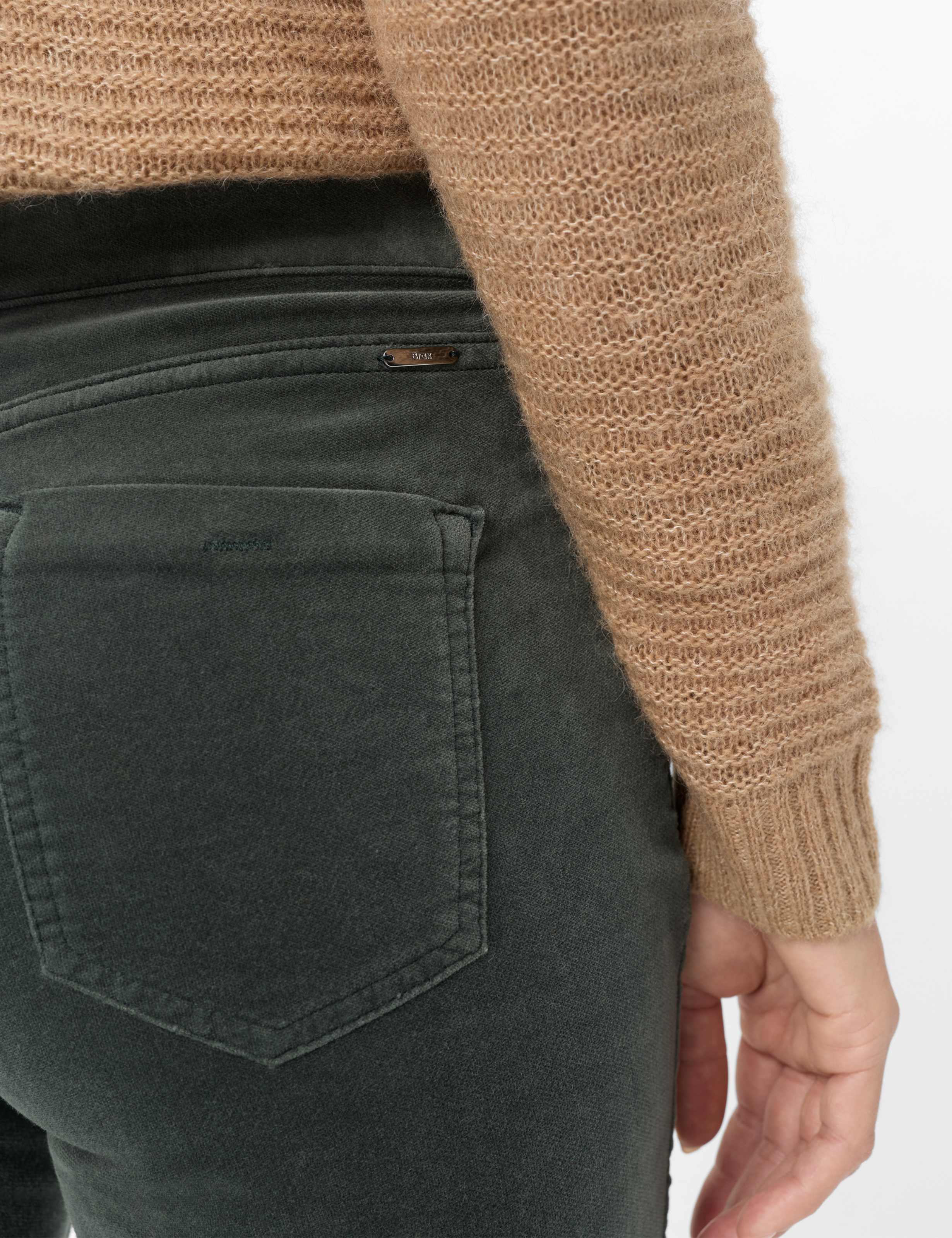 Damen Style MARY Dunkelgrün Regular Fit Detail 2