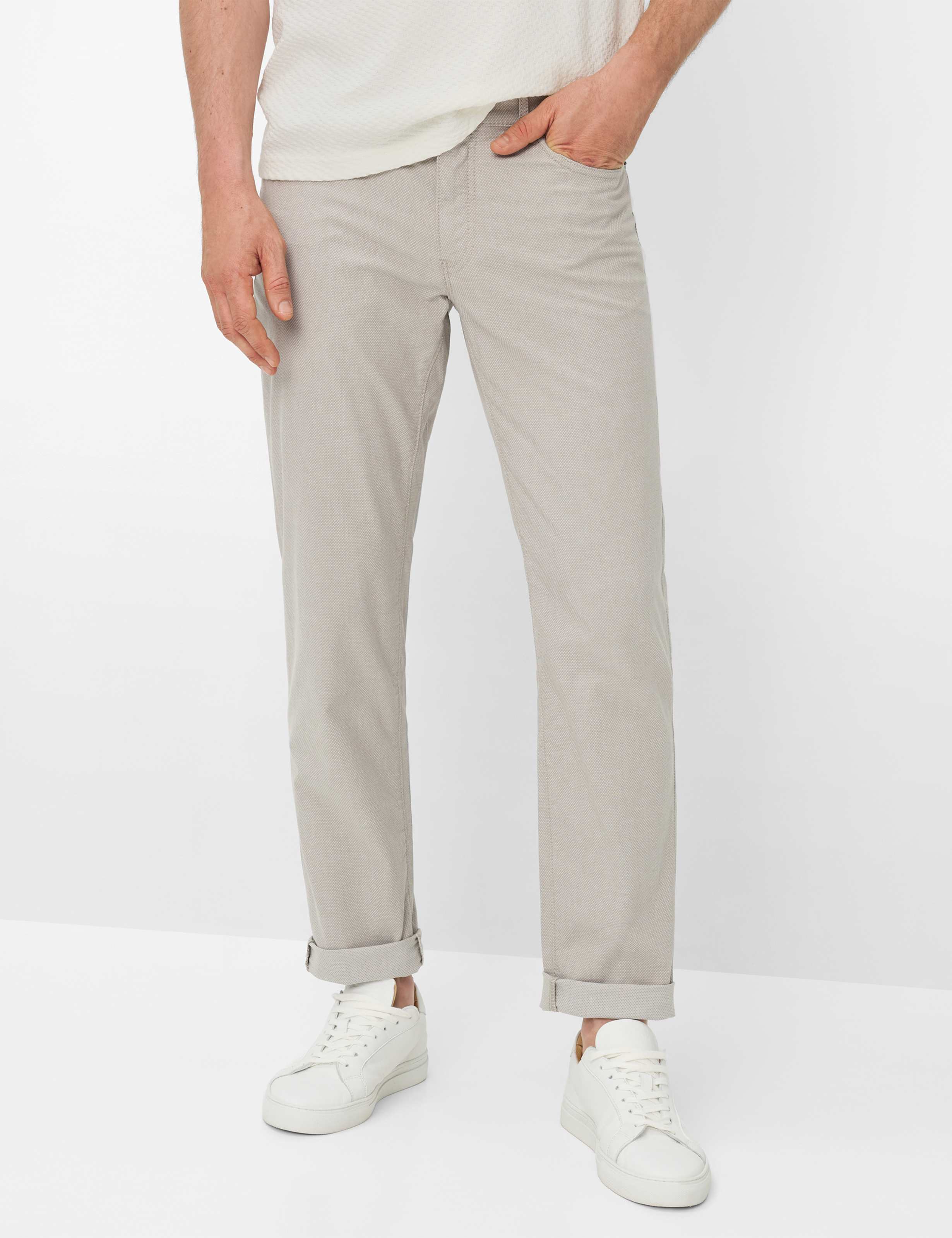 Thumbnail - Brax Herren Five-Pocket-Hose Style CADIZ BEACH, hellbeige, Gr. 38/38