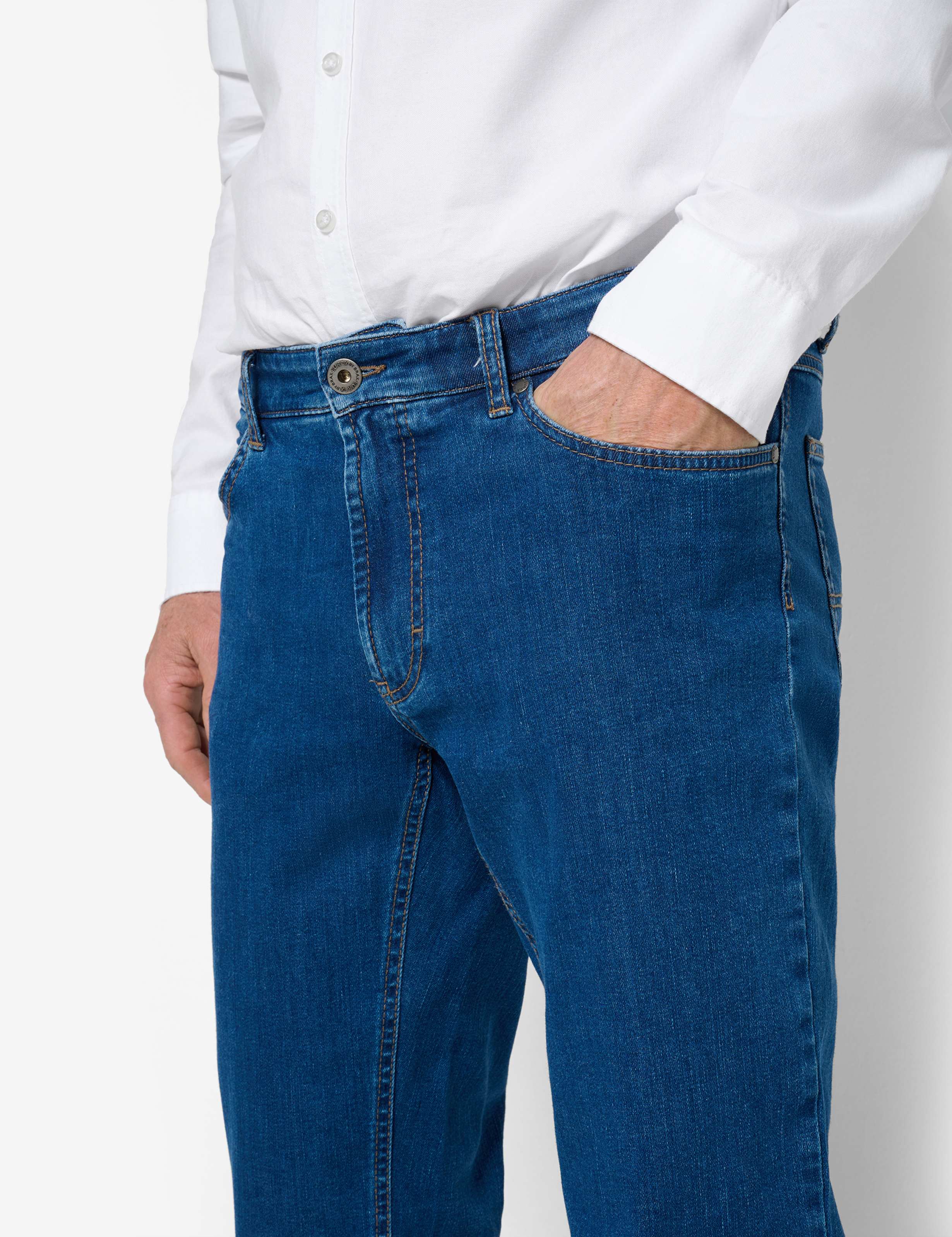 Herren Style CARLOS Blau Regular Fit Detail 2