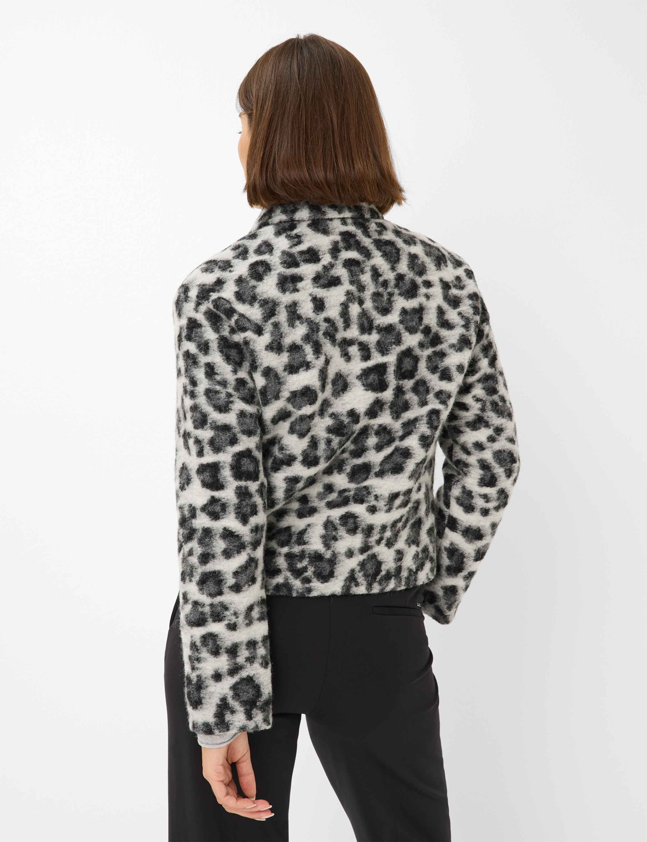 Thumbnail - Brax Damen Jacke Style LINZ black, grau, Gr. 38