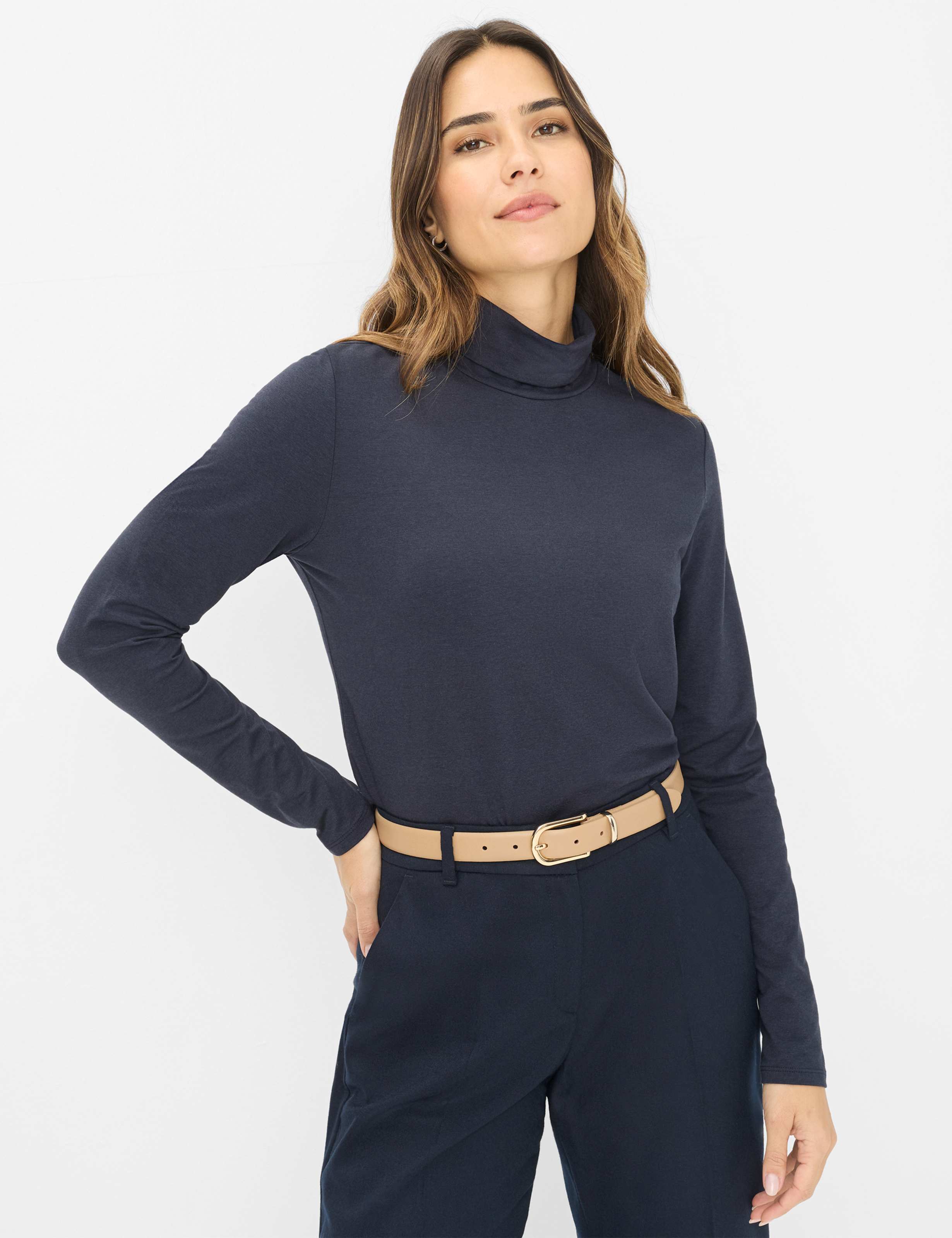 Blautöne, Damen, Style CARINA L, MODEL_FRONT_ISHOP