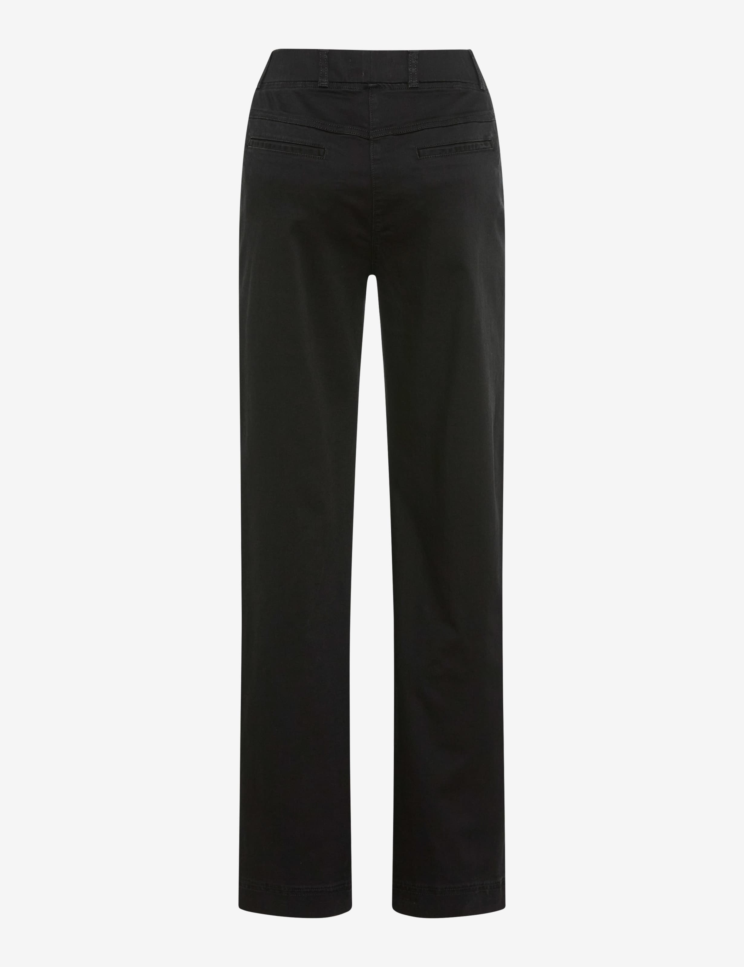 Damen Style PAM FLARED Denim Schwarz Slim Fit Freisteller Rueck