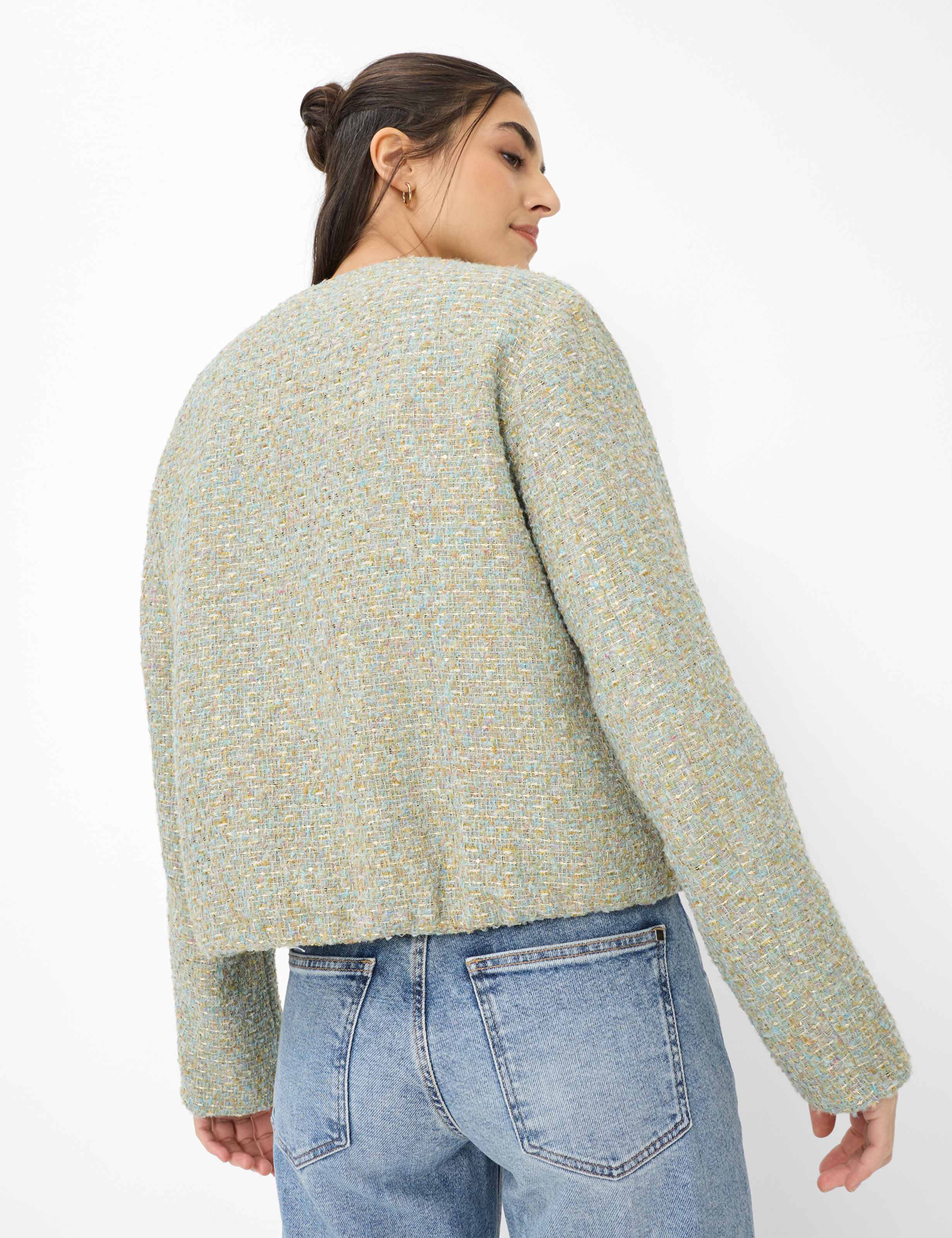 Thumbnail - Brax Damen Jacke Style LYON dark vintage blue, hellblau, Gr. 38