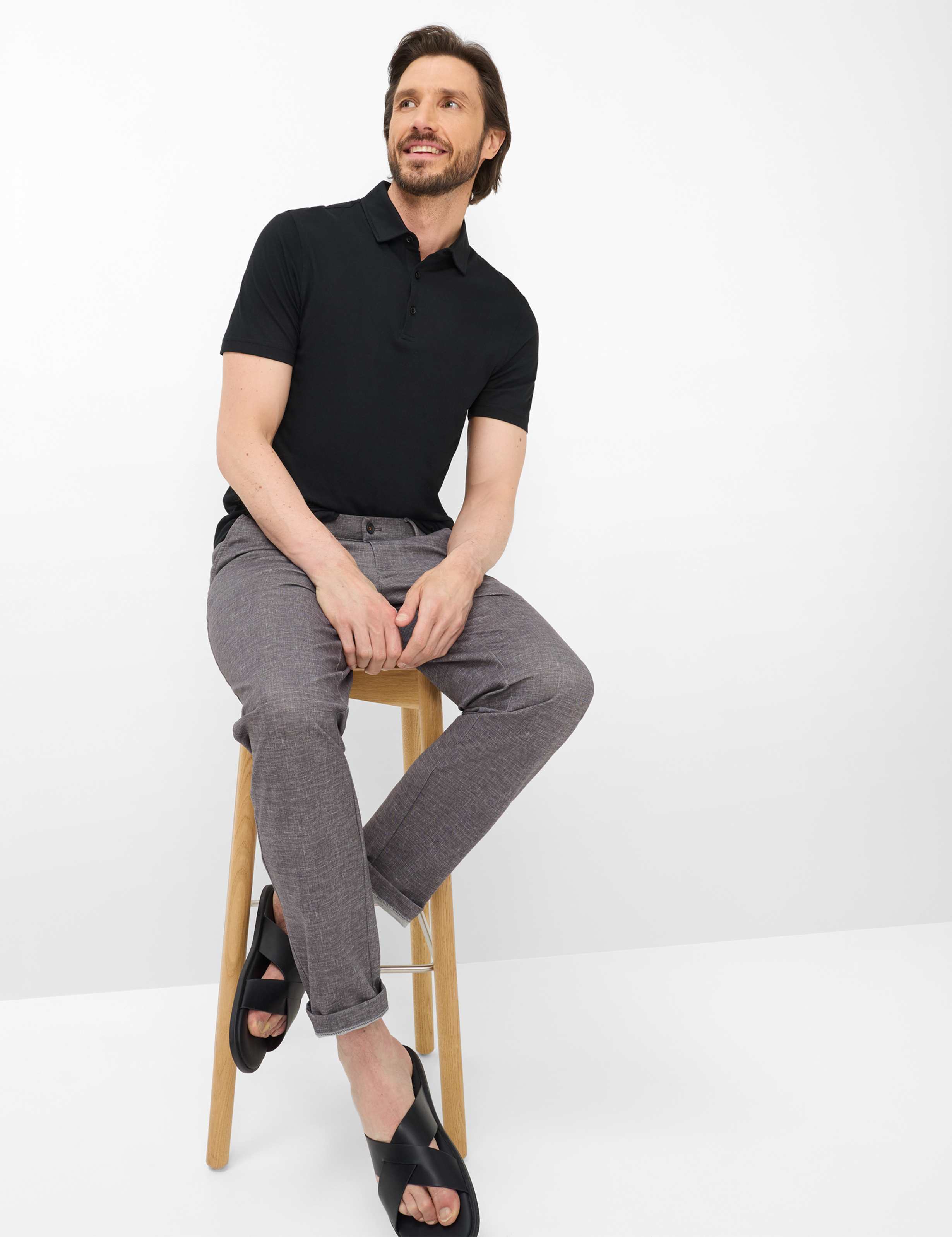 Herre Style THILO Blå Regular Fit Detalje 1