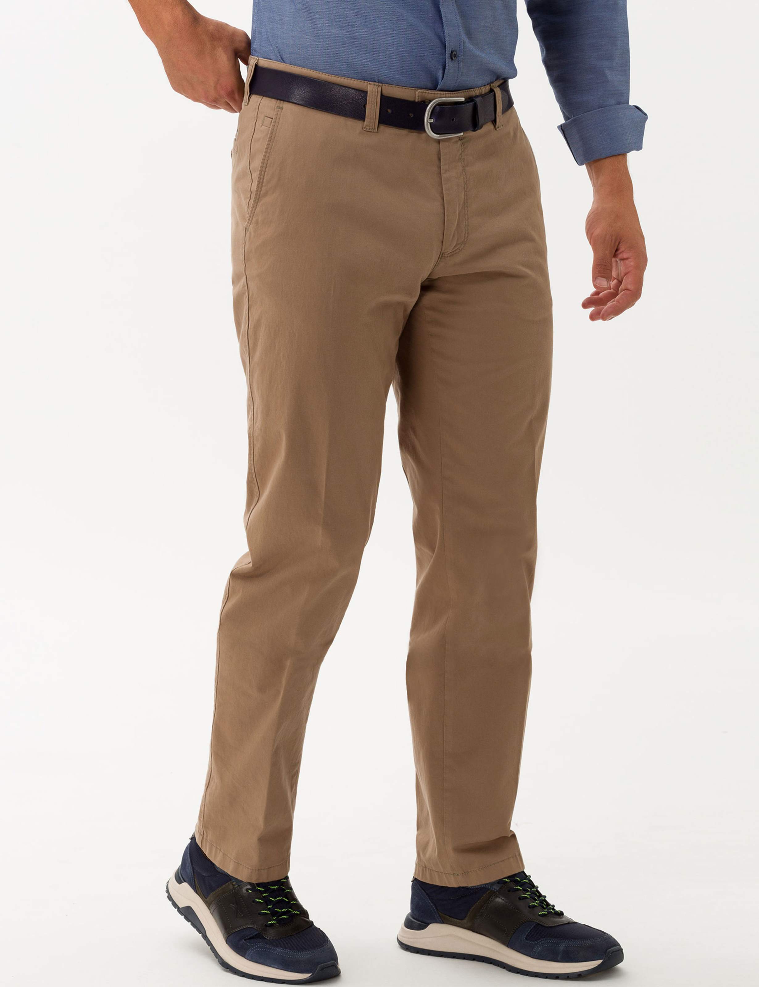 Herre Style JIM Lysbrun Regular Fit Model ryg