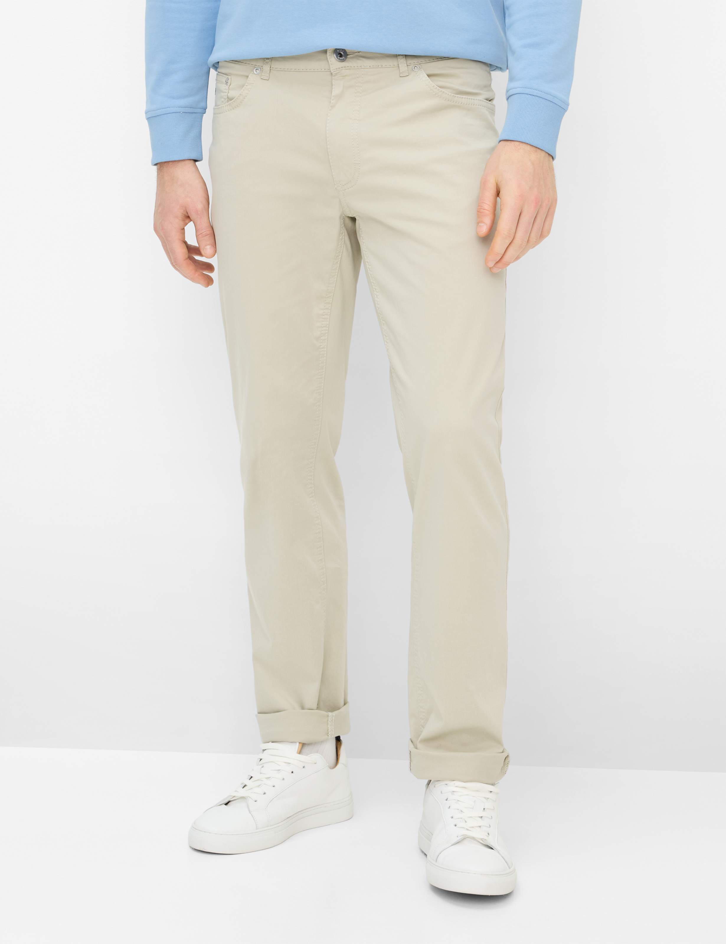 Thumbnail - Brax Herren Five-Pocket-Hose Style COOPER BEACH, Beige, Gr. 40/32