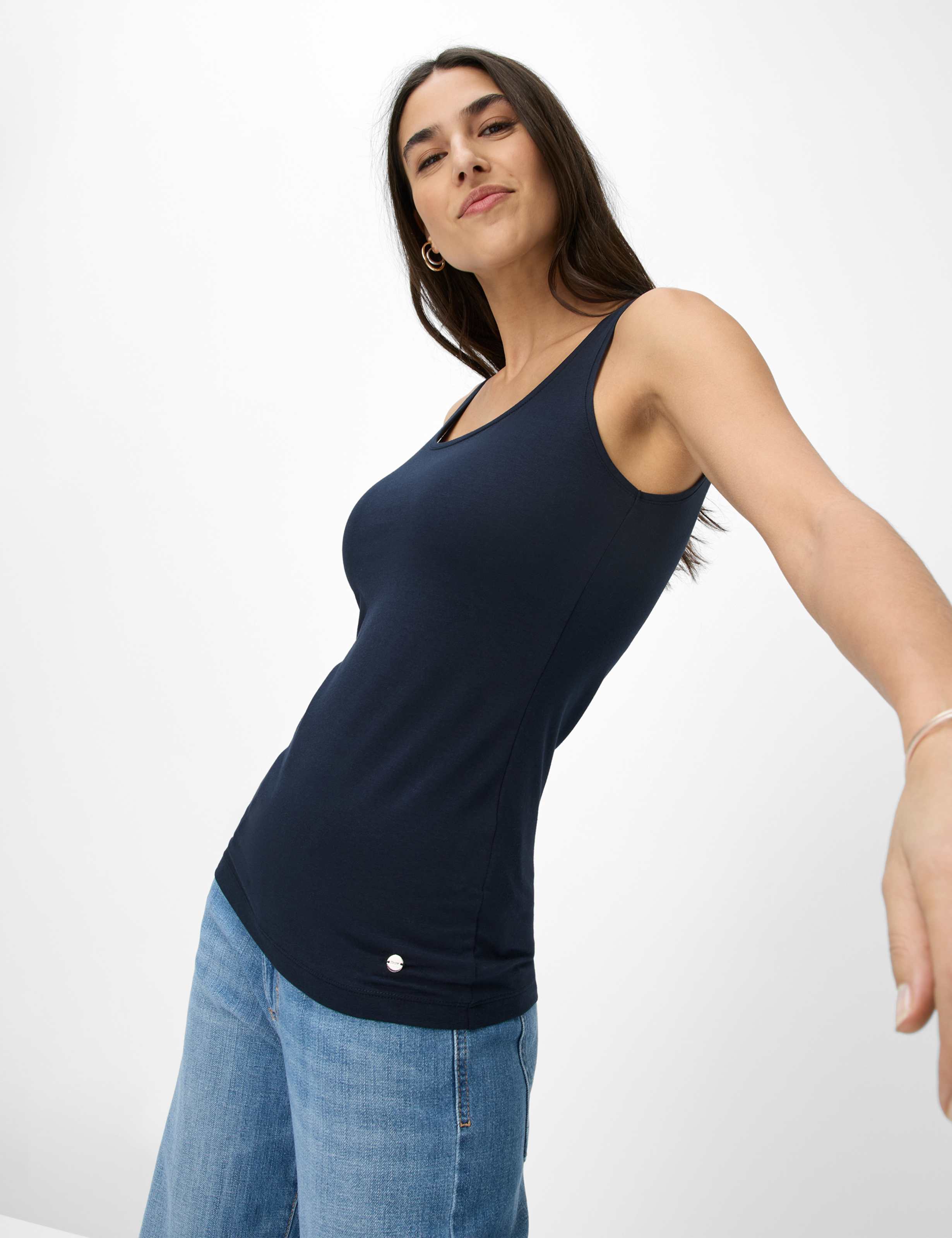 Femme Style SILVY Bleu Foncé  Détail 1