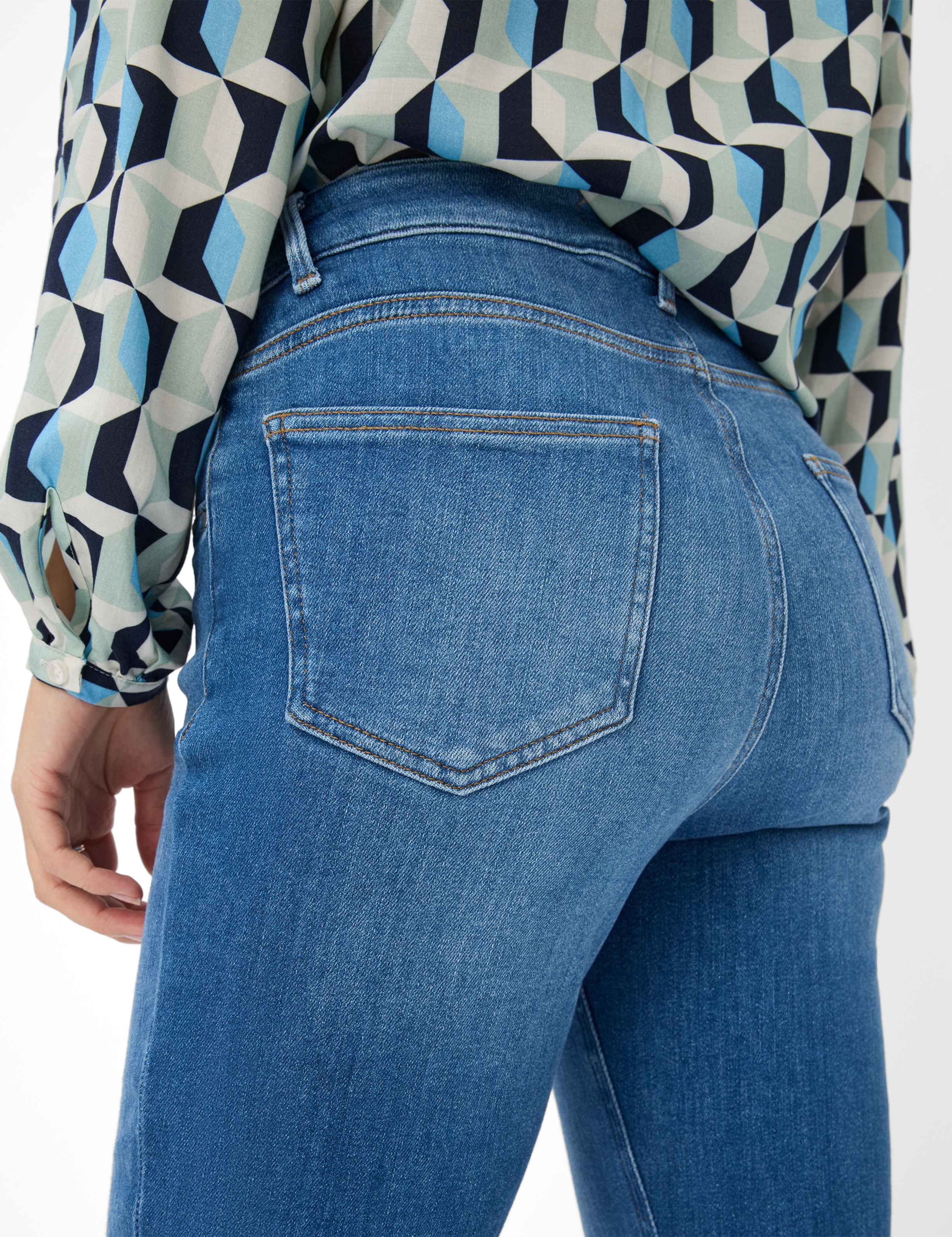 Damen Style SHAKIRA Denim Blau Slim Fit Detail 2