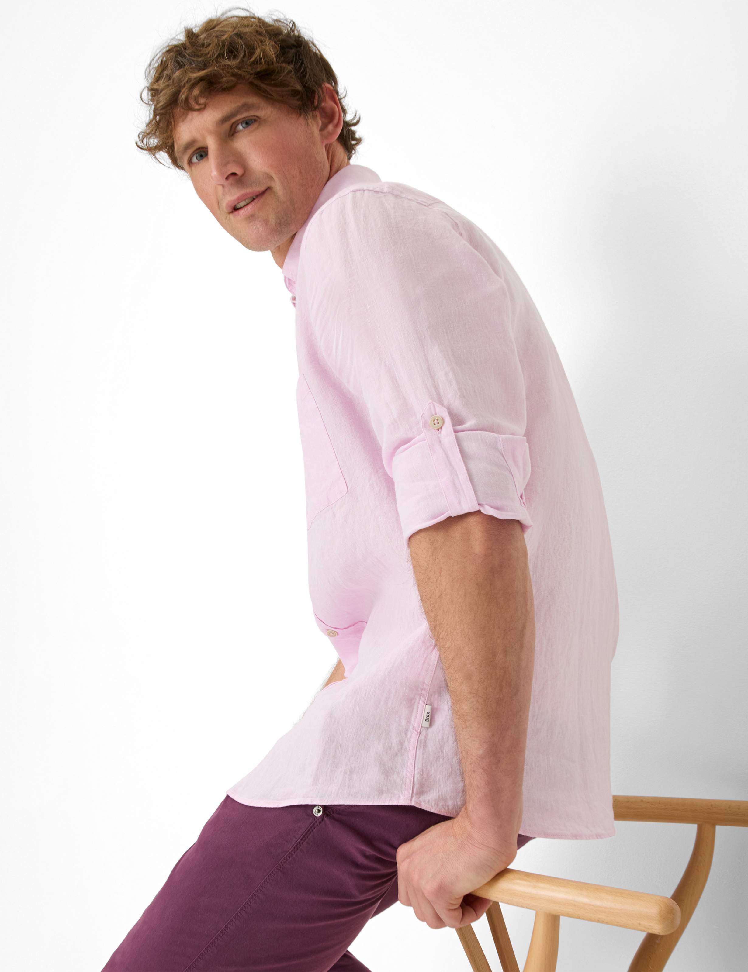 Homme Style DIRK Rose  Détail 1