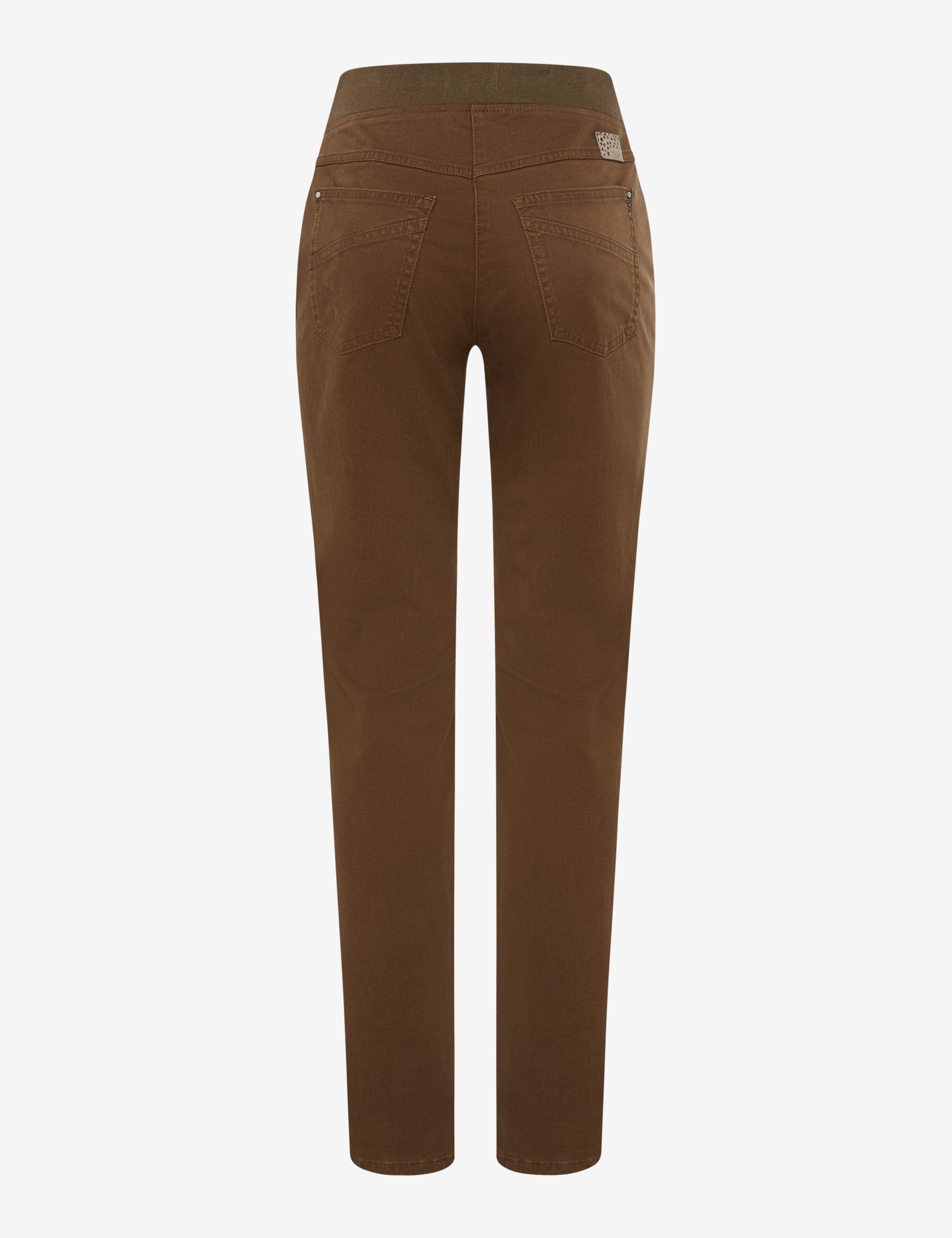 Femme Style PAMINA Marron Slim Fit Détourage arrière