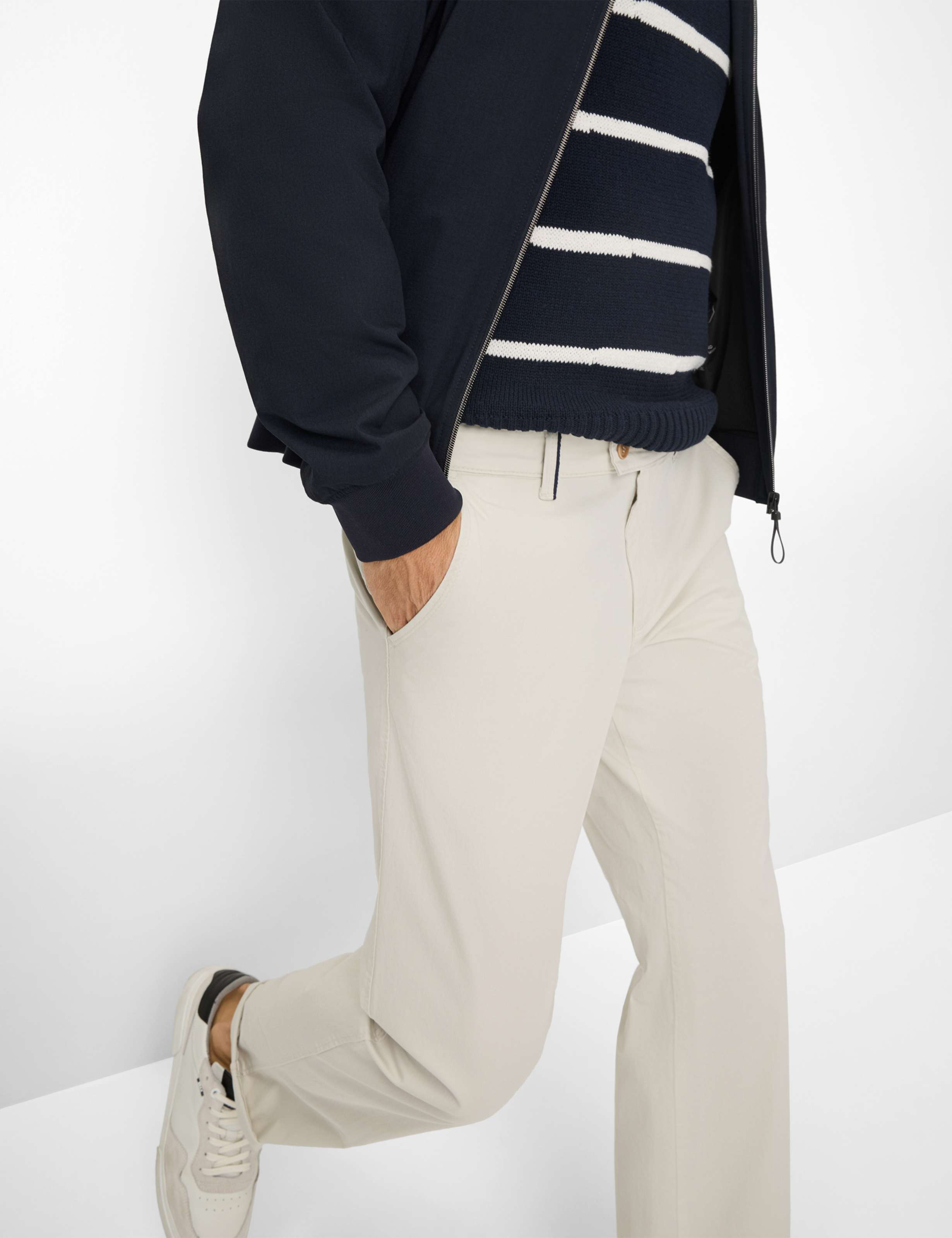 Herren Style JIM Hellbeige Regular Fit Detail 1