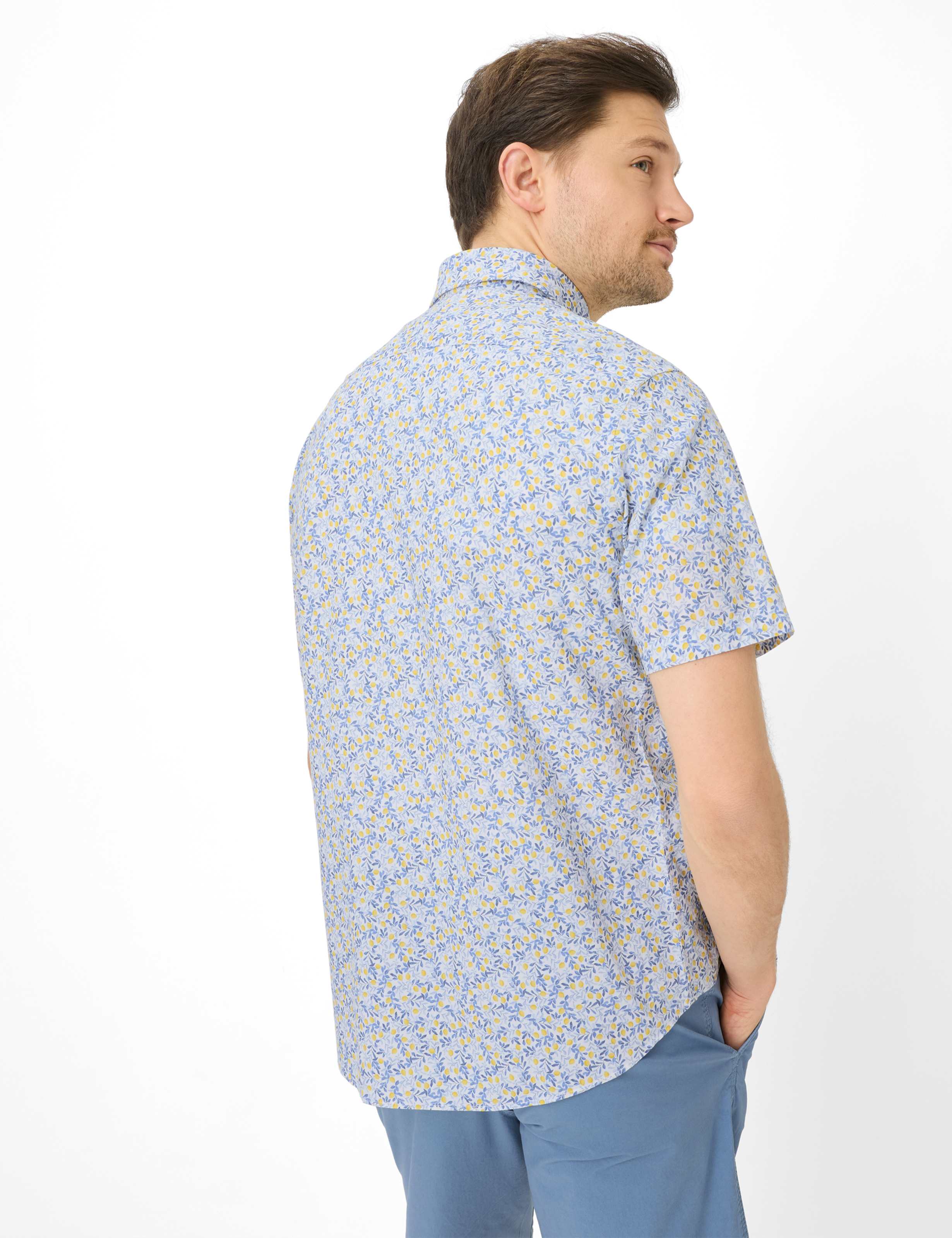 Thumbnail - Brax Herren Hemd Style DAN heaven, Blau, Gr. XXXL