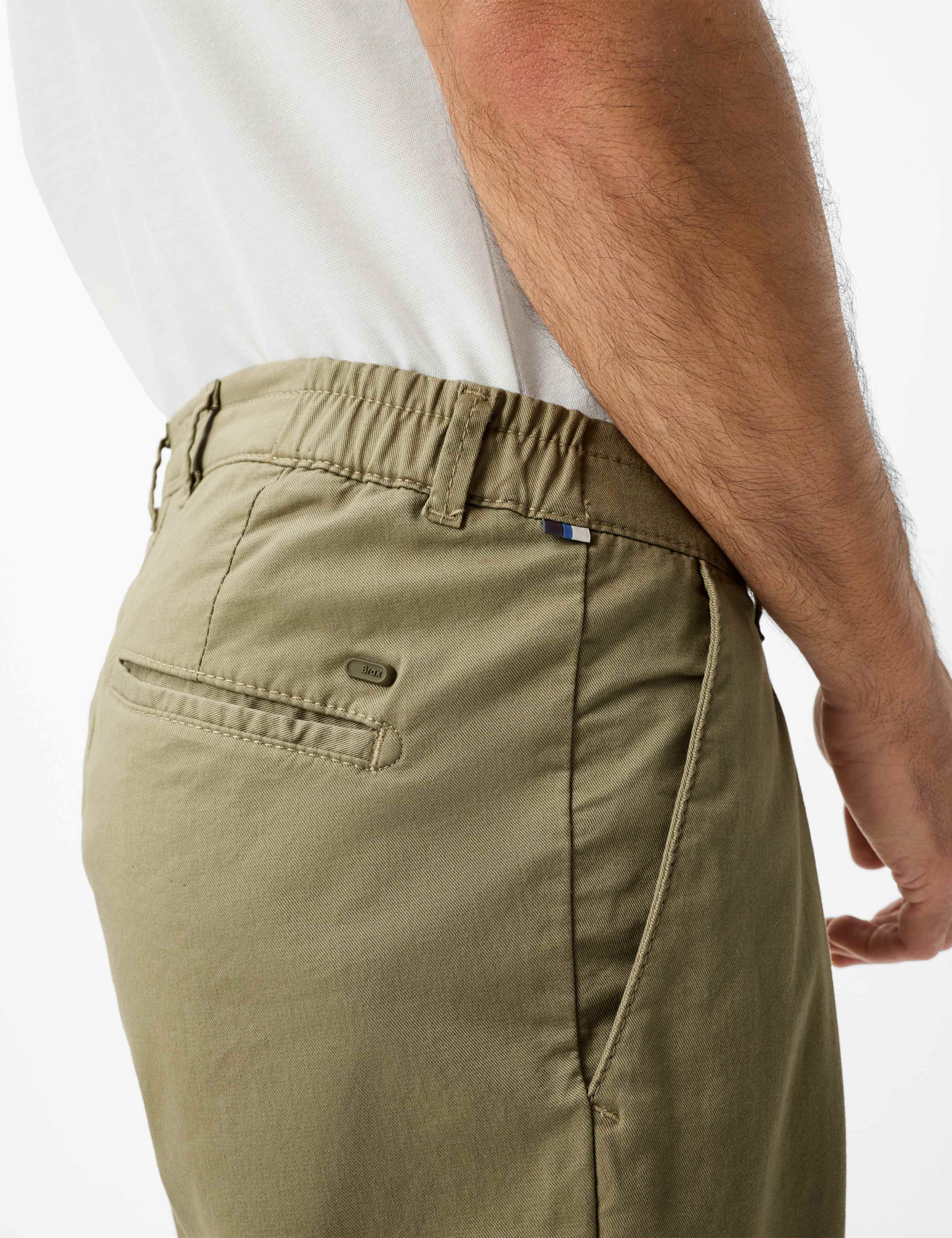 Heren Style TINO Groen Tapered Fit Detail 2