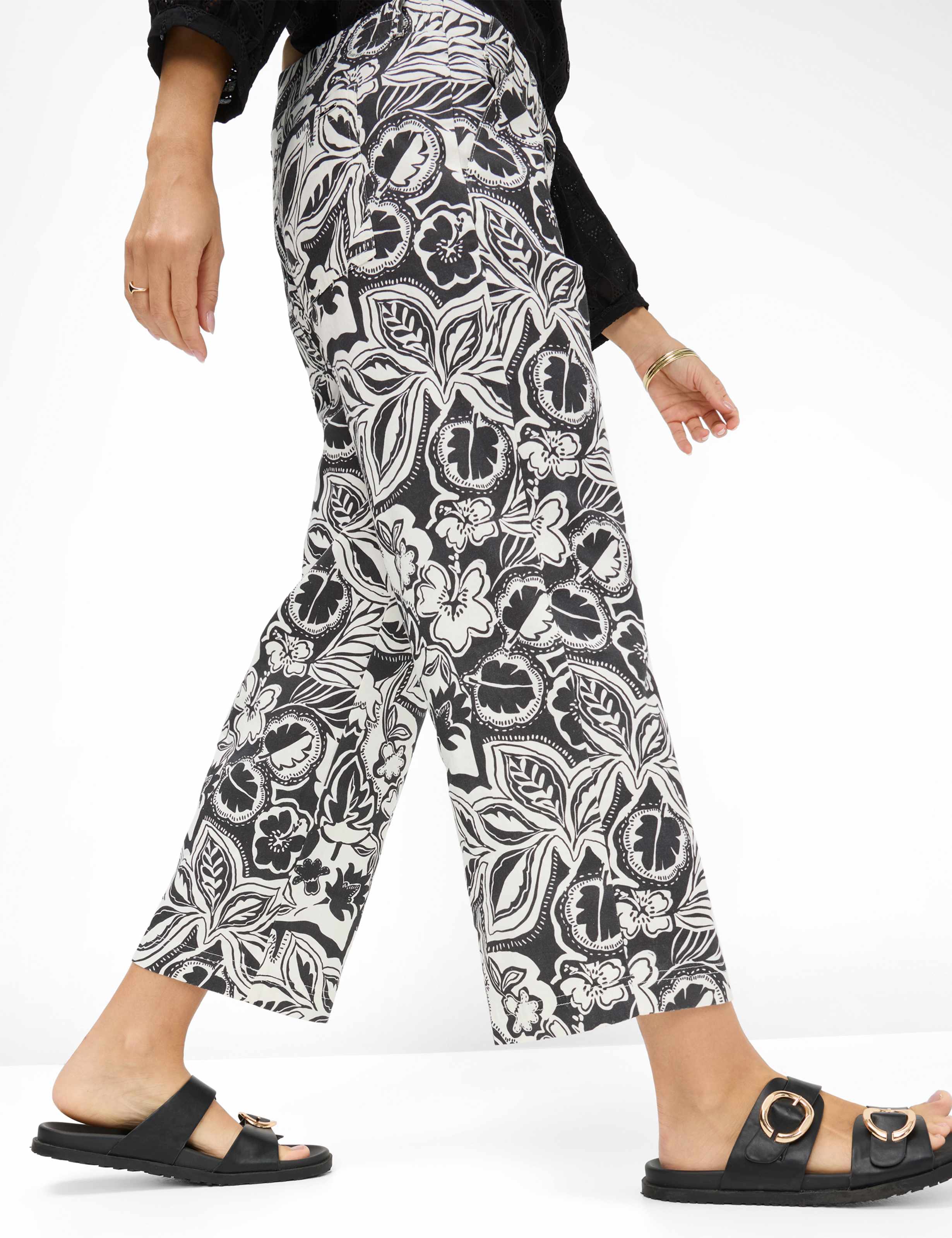 Women Style MAINE S Black Wide Leg Detail 1