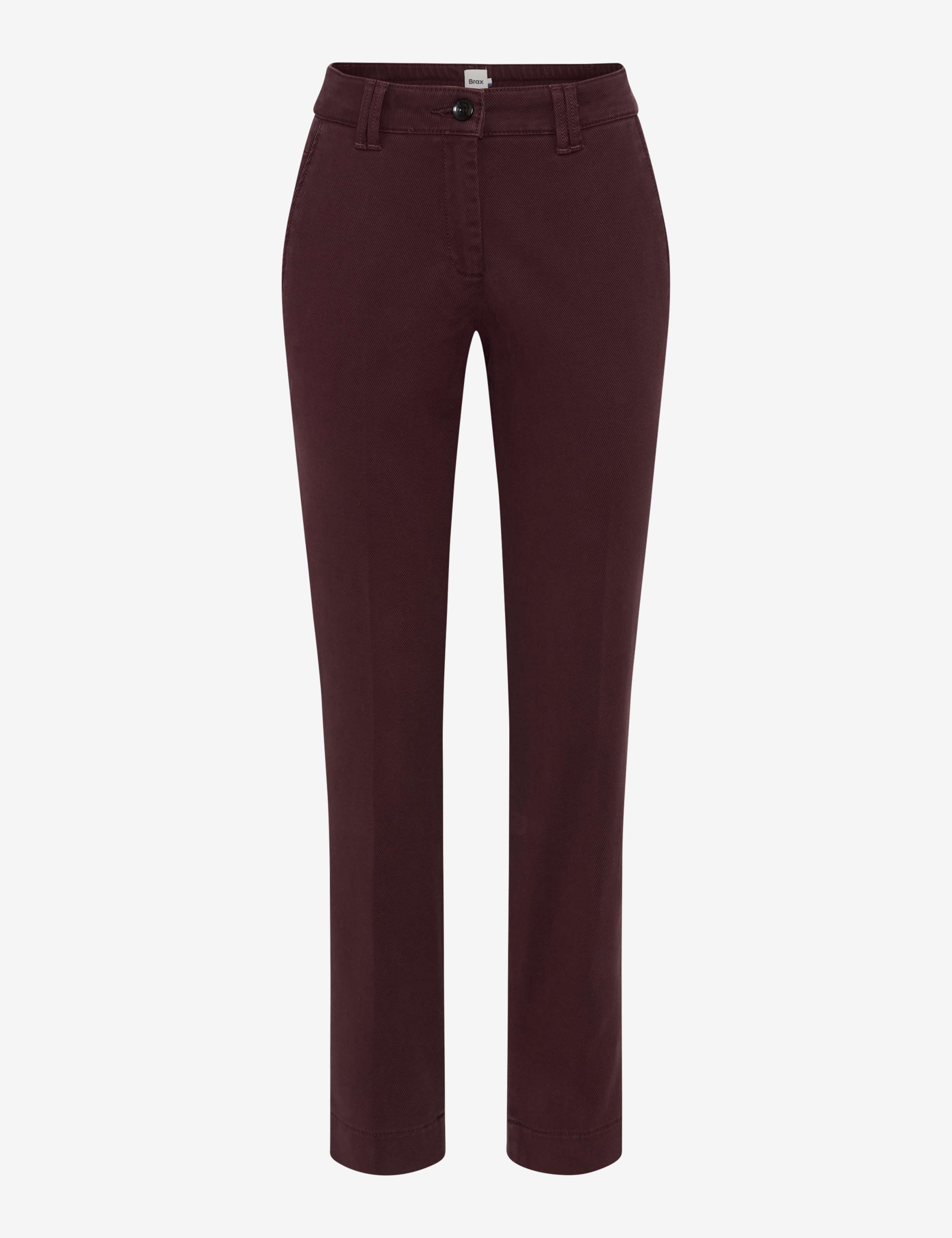 Brax Dames Chino  Style MARON S BLACKBERRY VIOLET, donkerpaars, maat 32